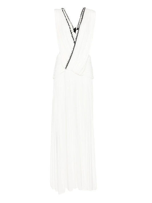 plunge v-neck dress