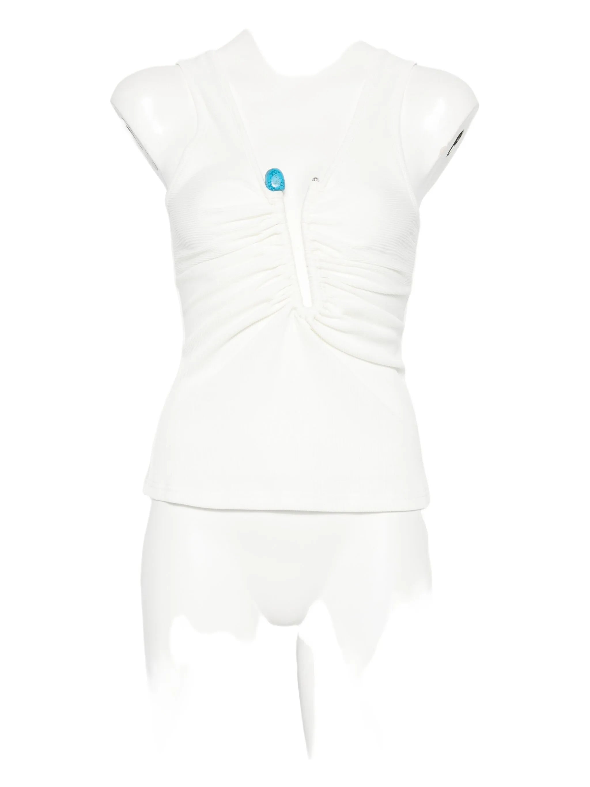 crystal-embellished tank top