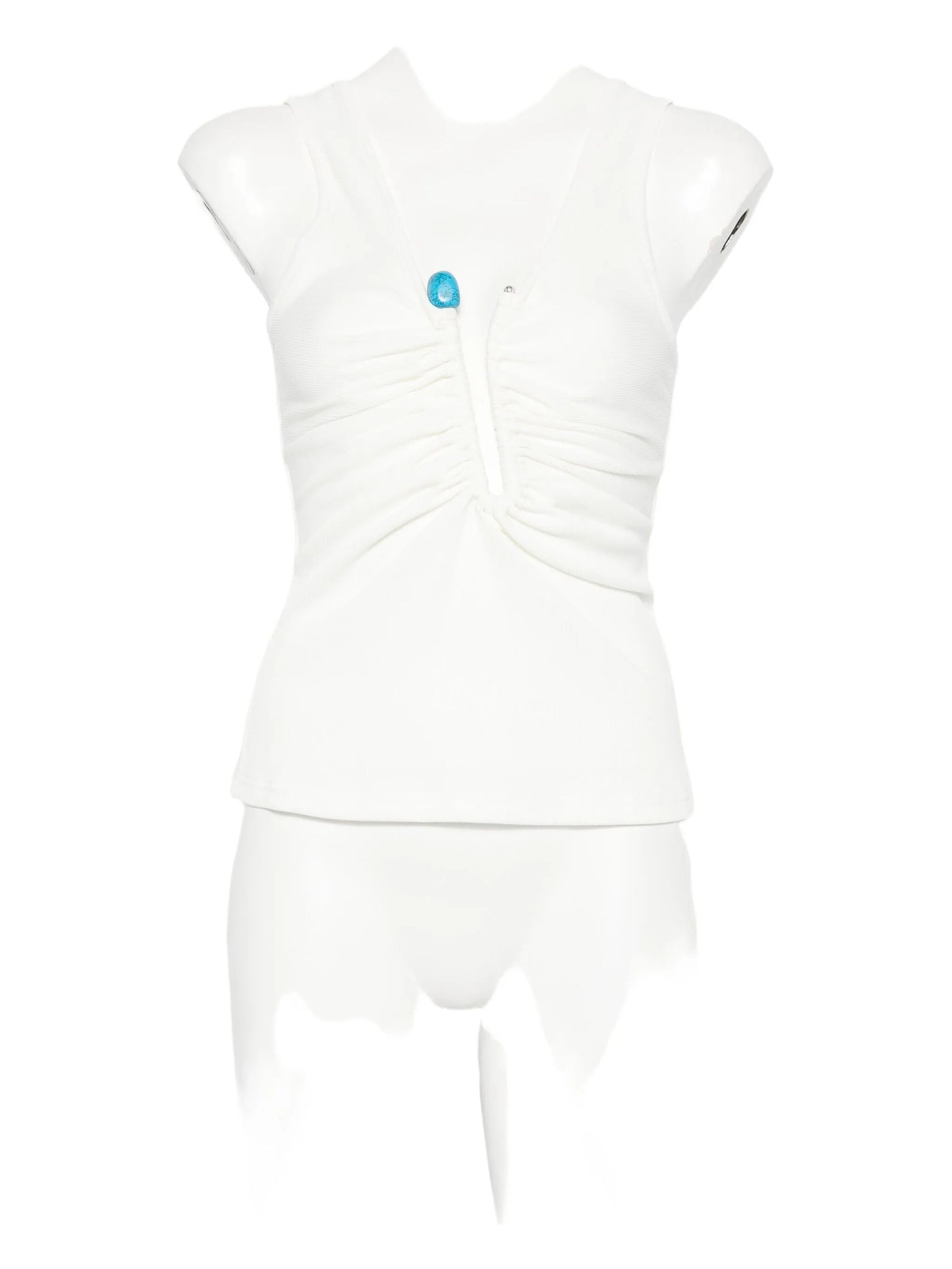 crystal-embellished tank top