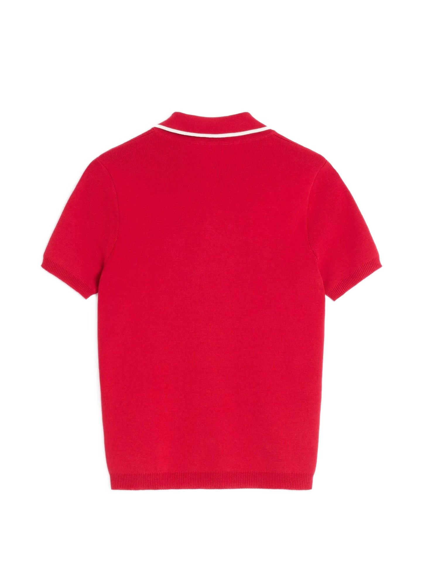cherry-charm polo top