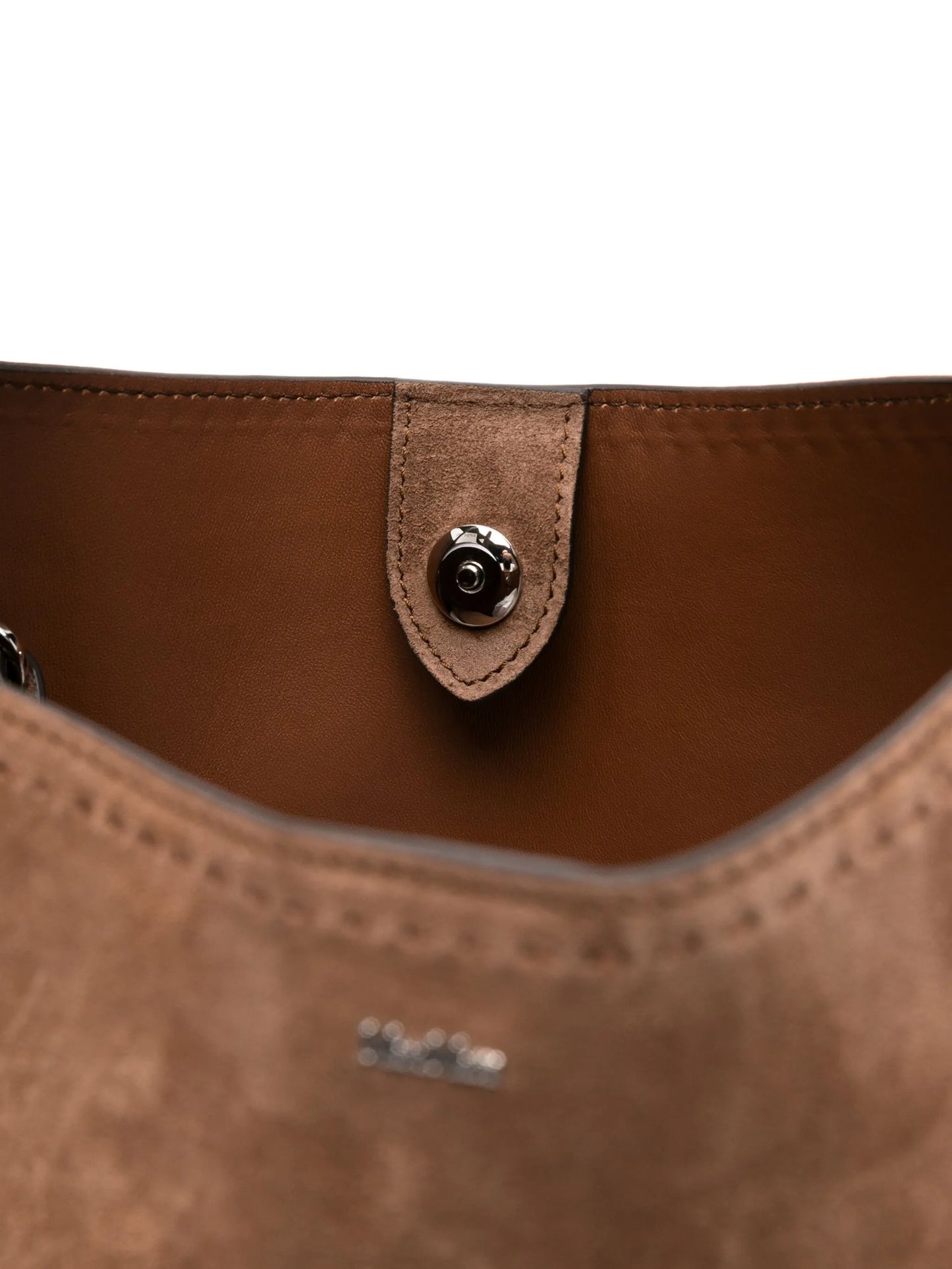 large suede tote bag