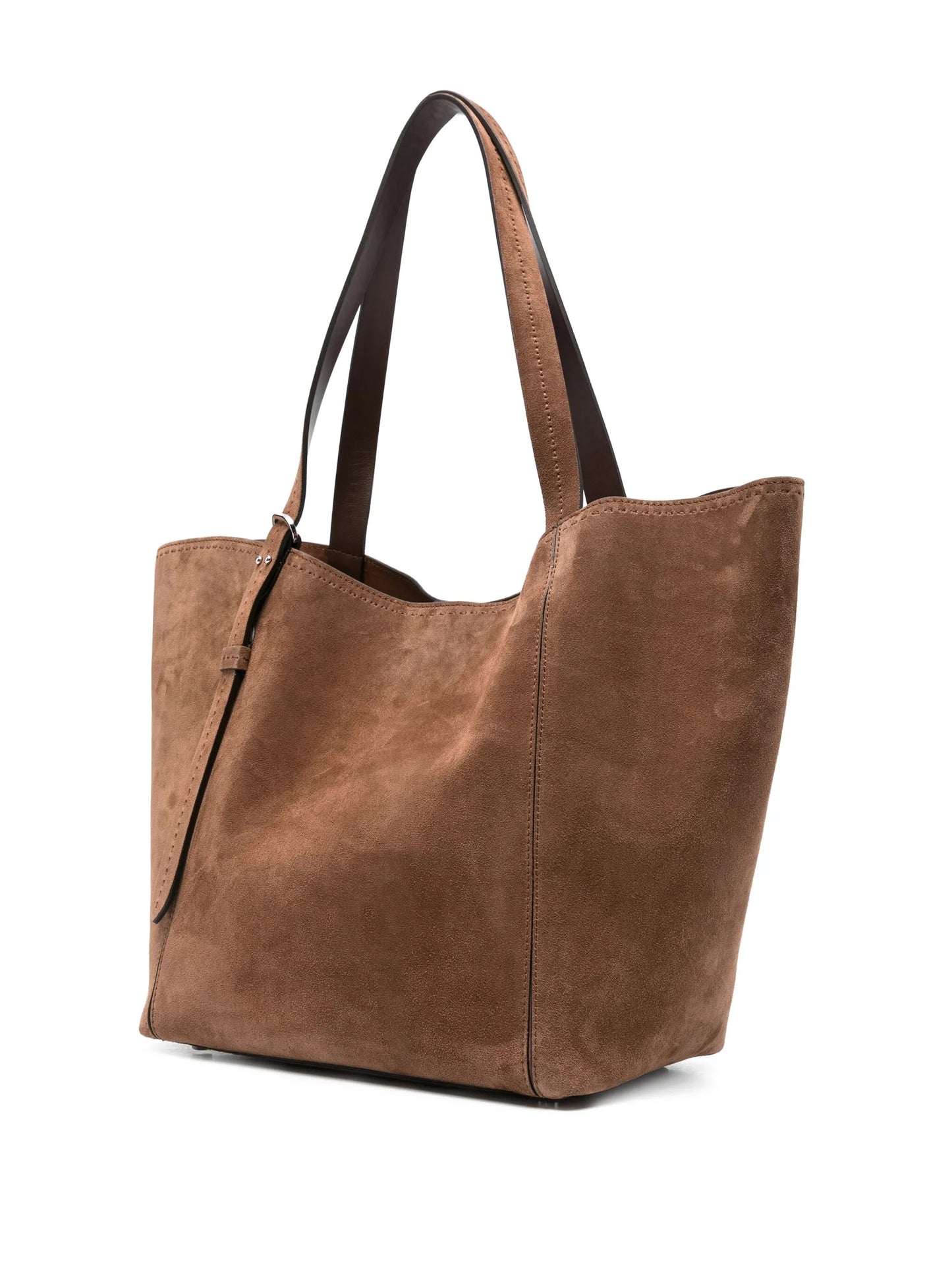 large suede tote bag