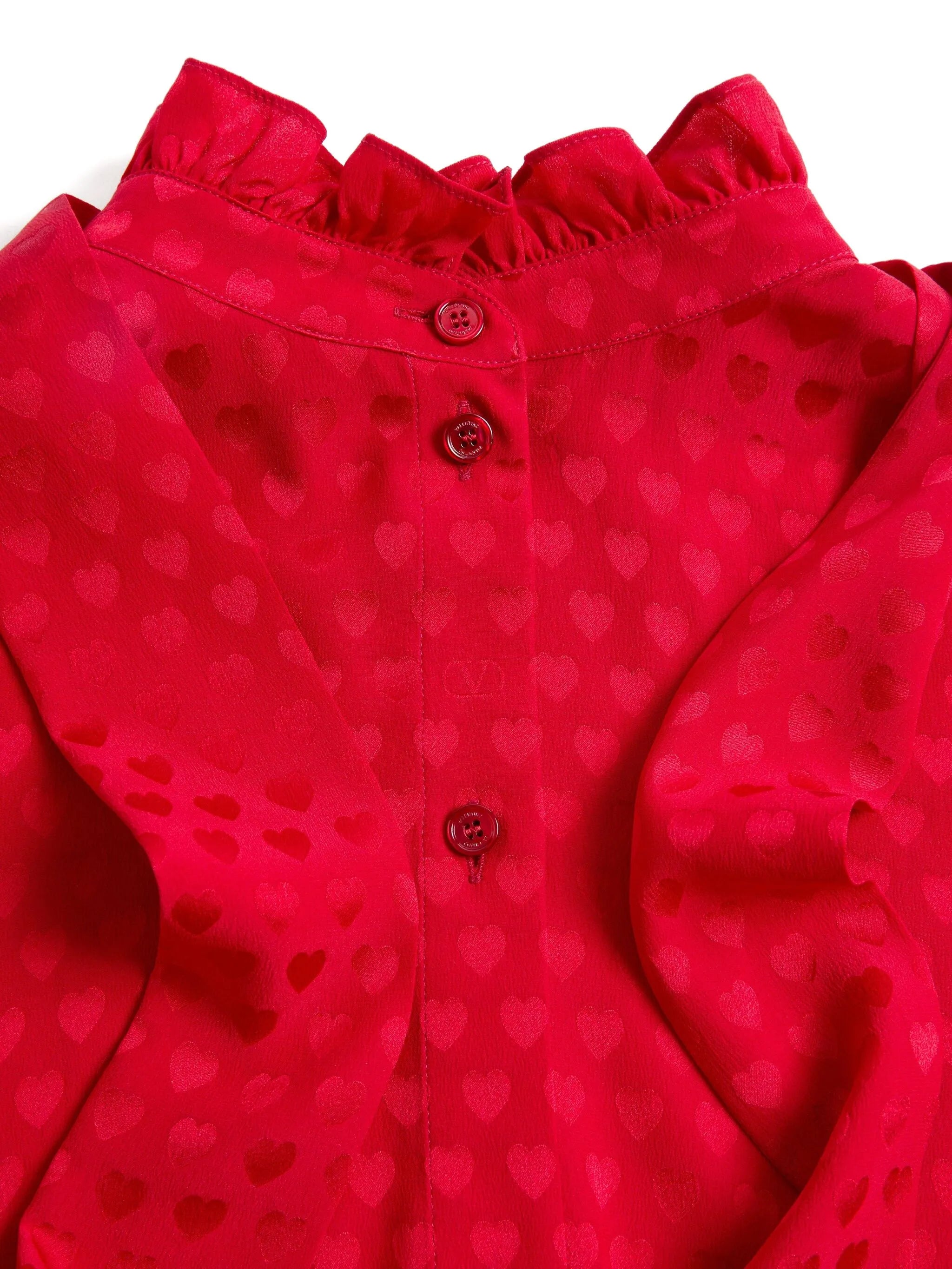 Cour de Coeur-print shirt