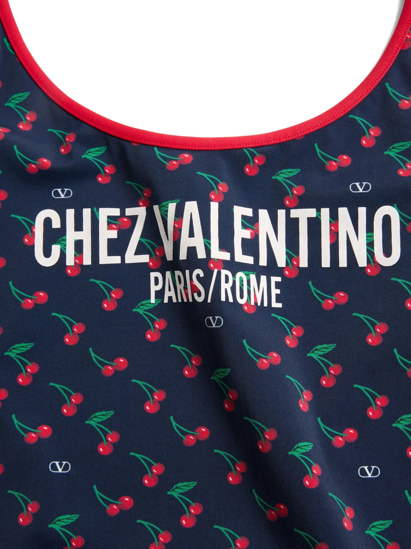 Cherryfic-print swimsuit