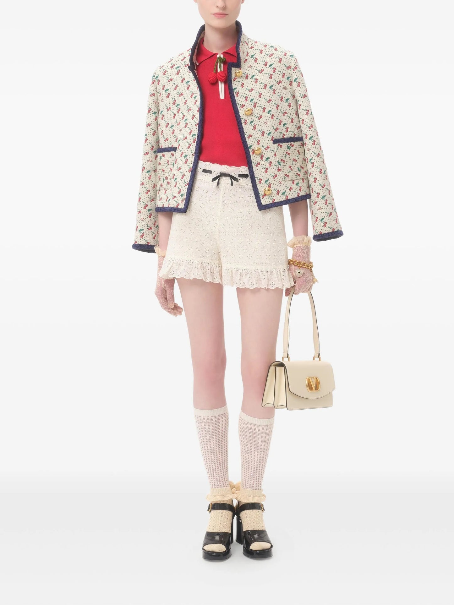 Cherrific-jacquard jacket