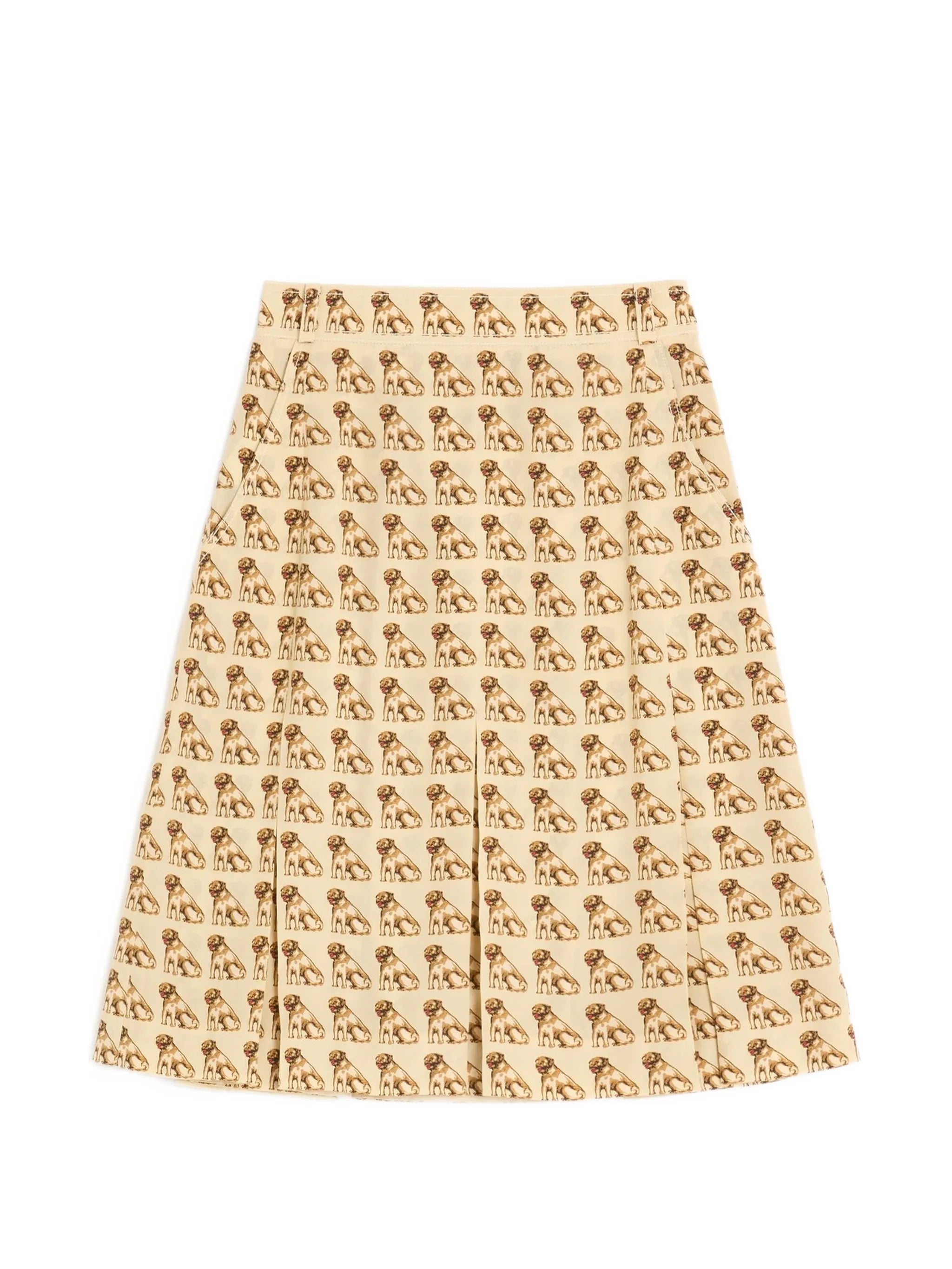 Petit Charles-print mini skirt