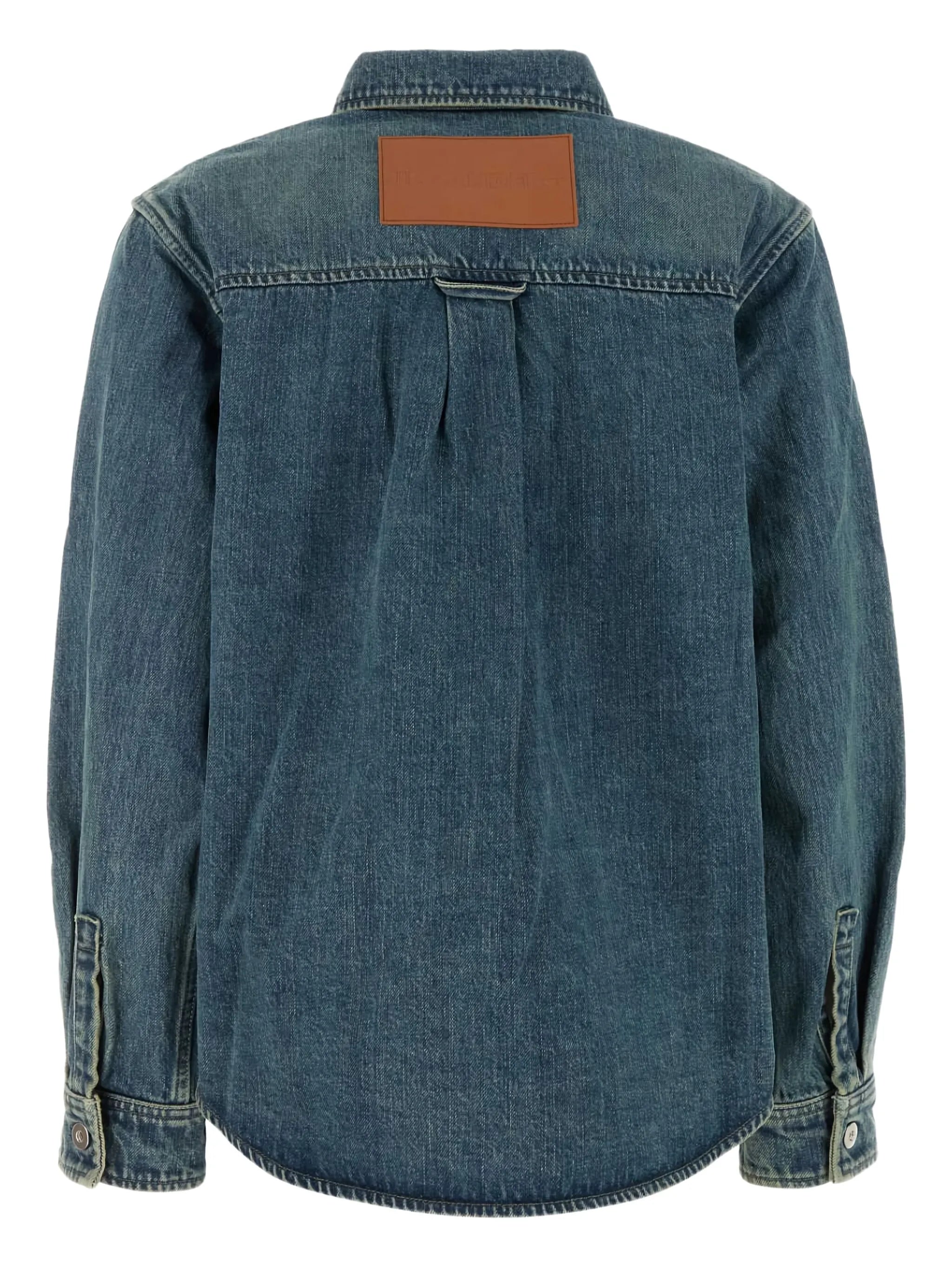 denim oversized shirt