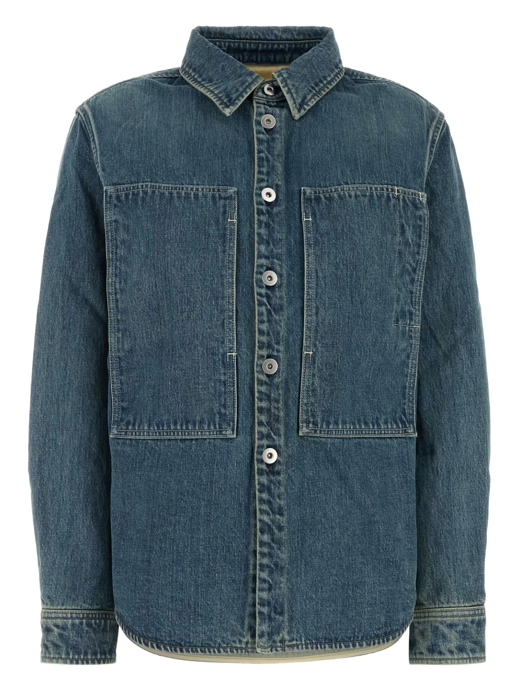 denim oversized shirt