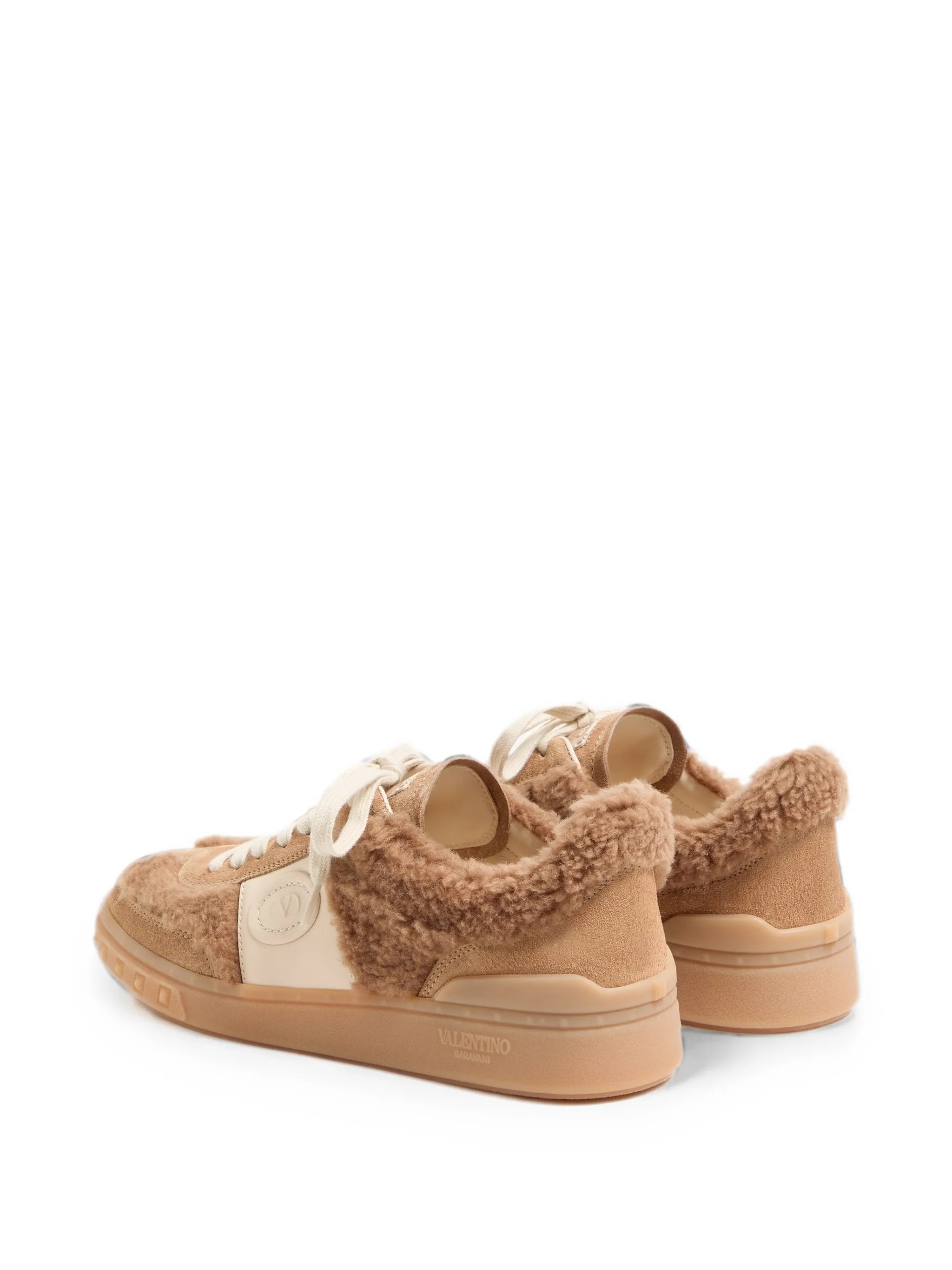Upvillage sneakers in wool and crust leather