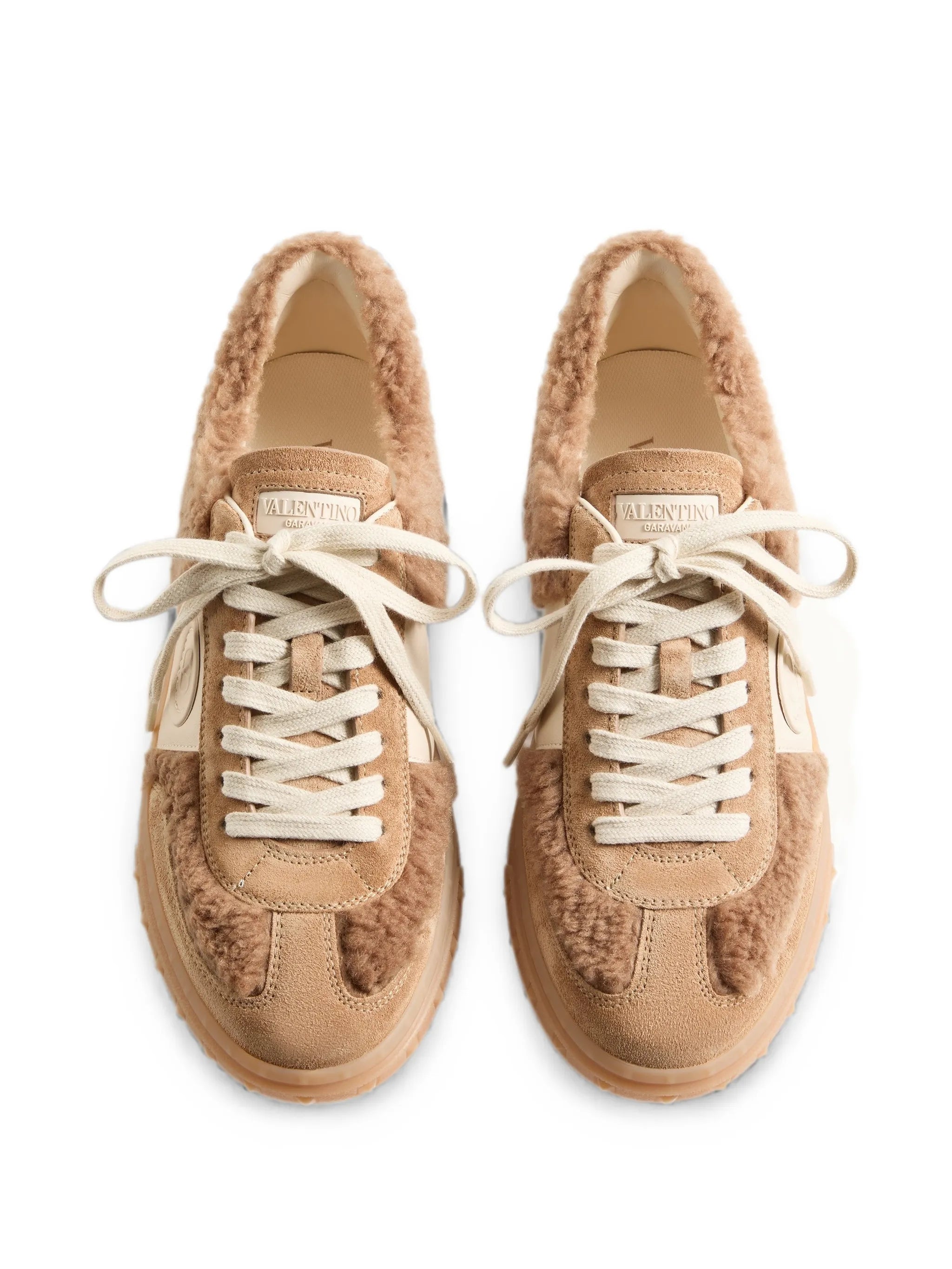 Upvillage sneakers in wool and crust leather