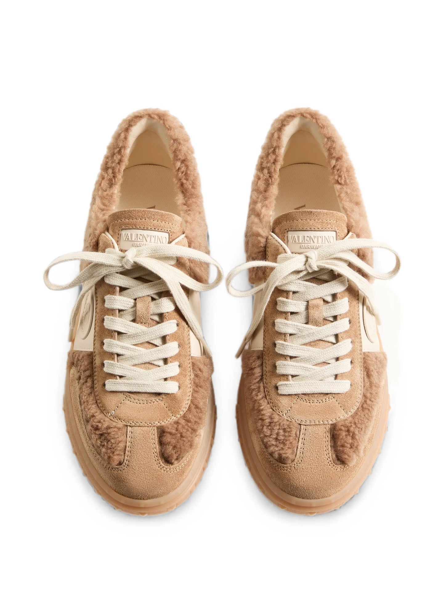 Upvillage sneakers in wool and crust leather