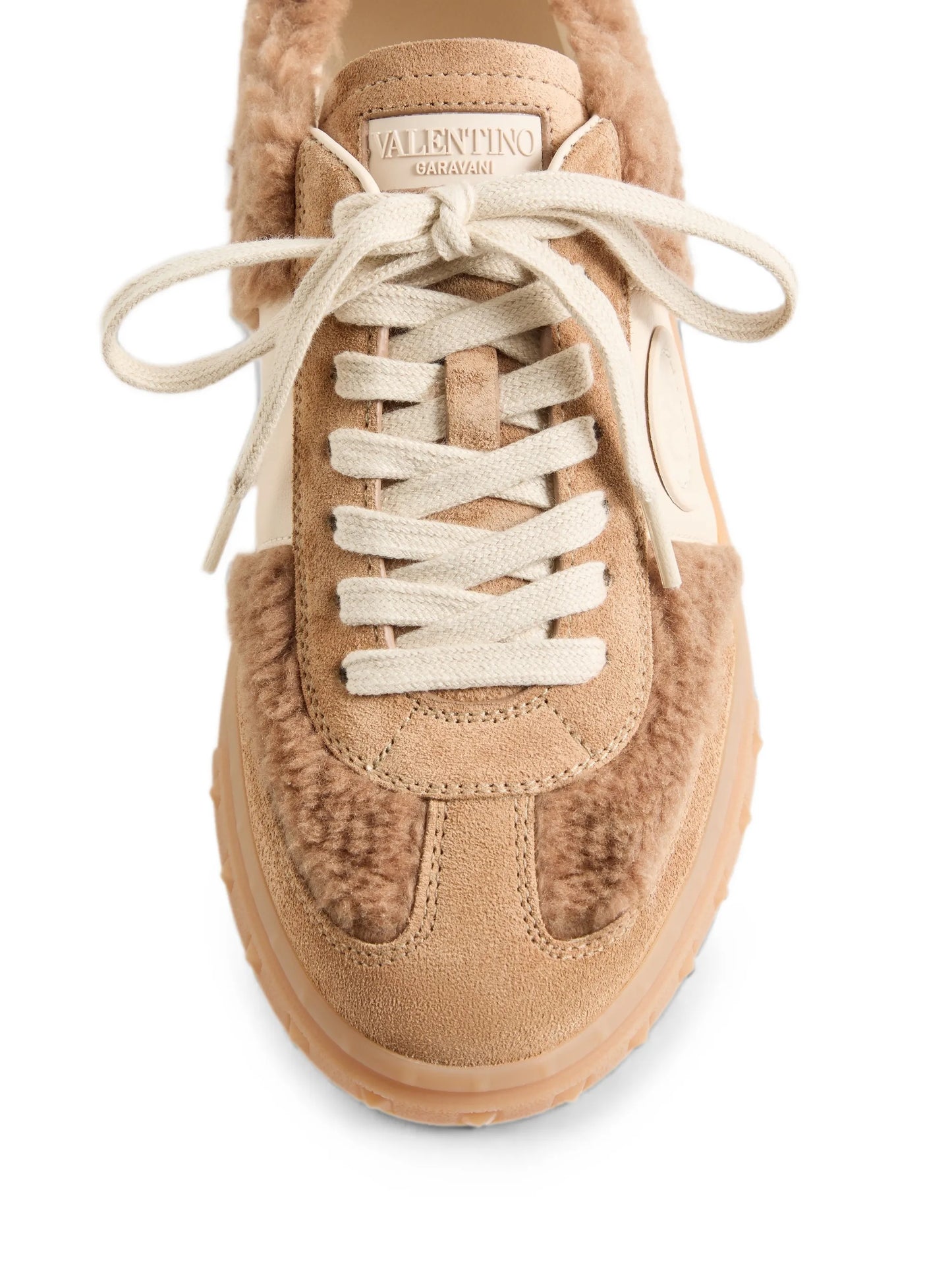 Upvillage sneakers in wool and crust leather