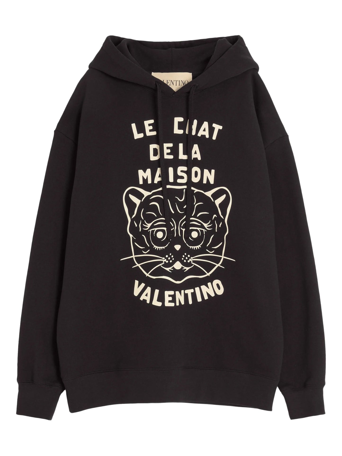 Chat de La Maison patch hoodie