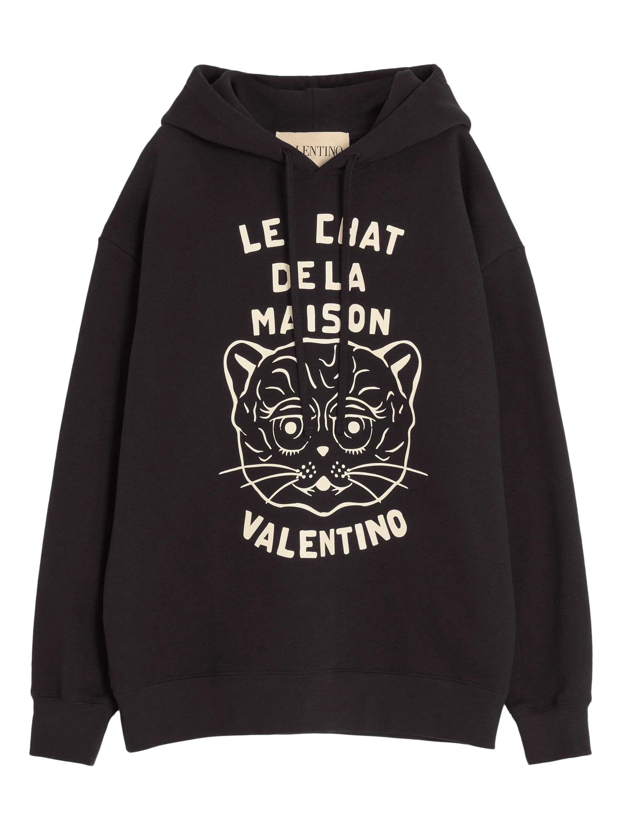 Chat de La Maison patch hoodie