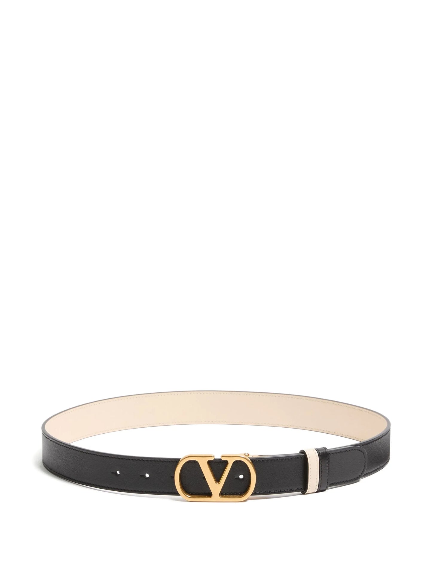 VLogo Signature leather belt