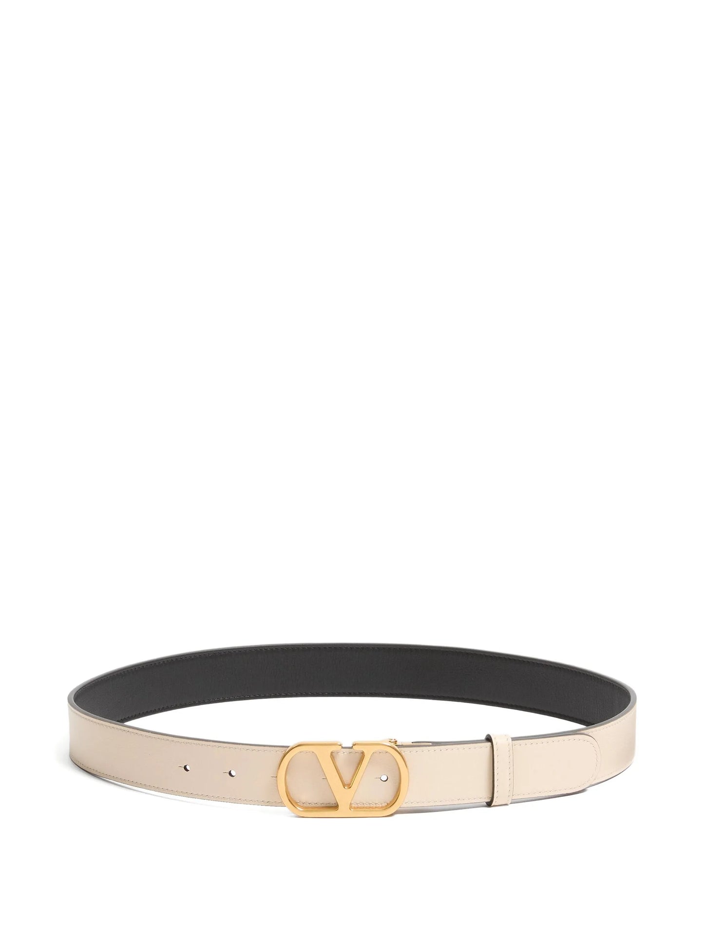 VLogo Signature leather belt