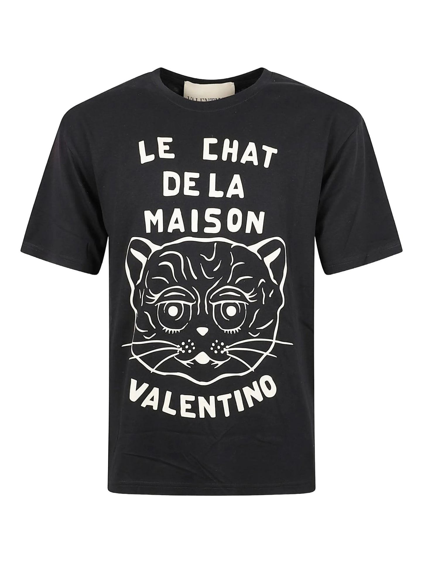 Le Chat De La Maison-print cotton T-shirt
