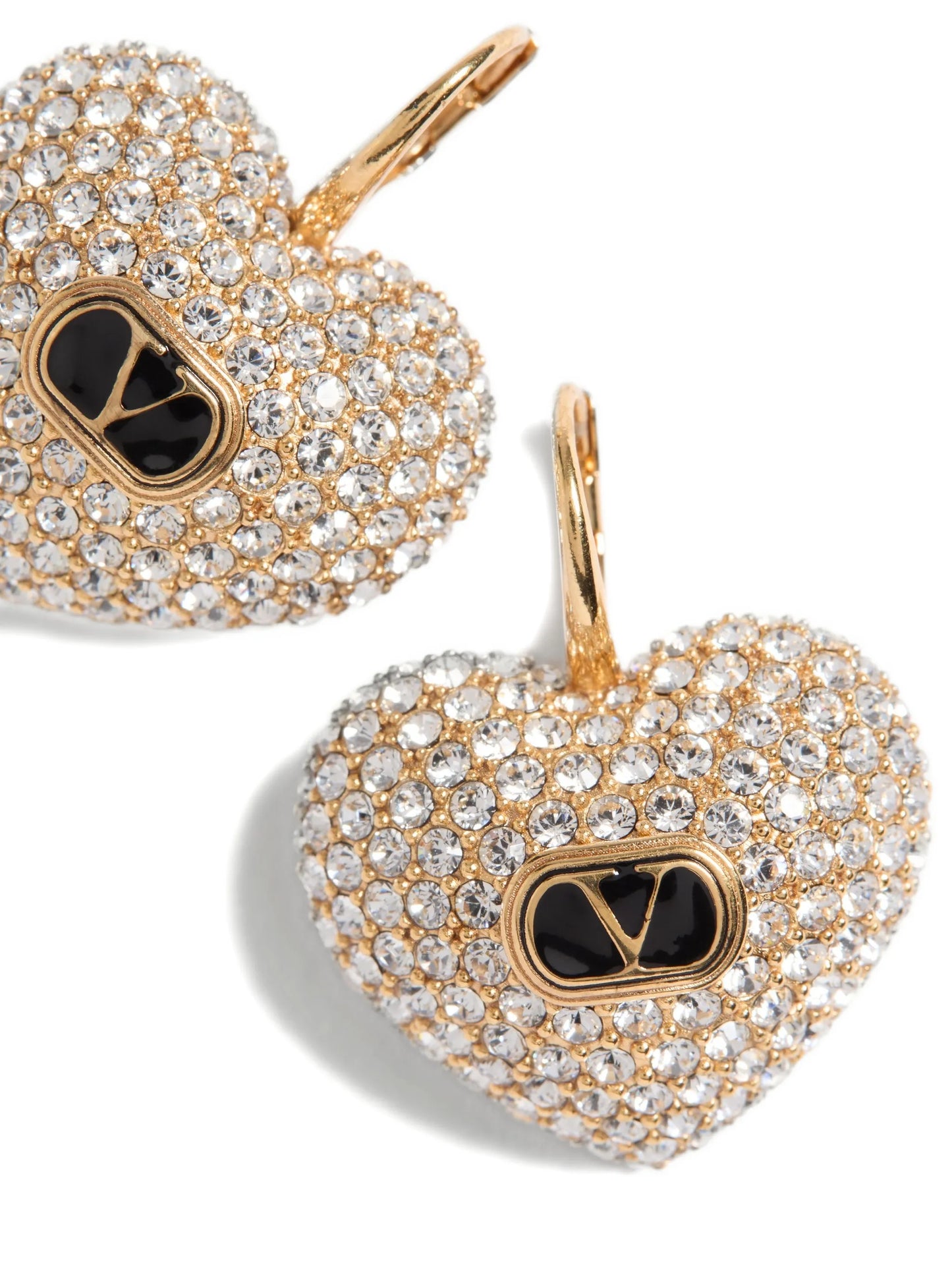 Coeur Royal metal, enamel and Swarovski® crystal earrings
