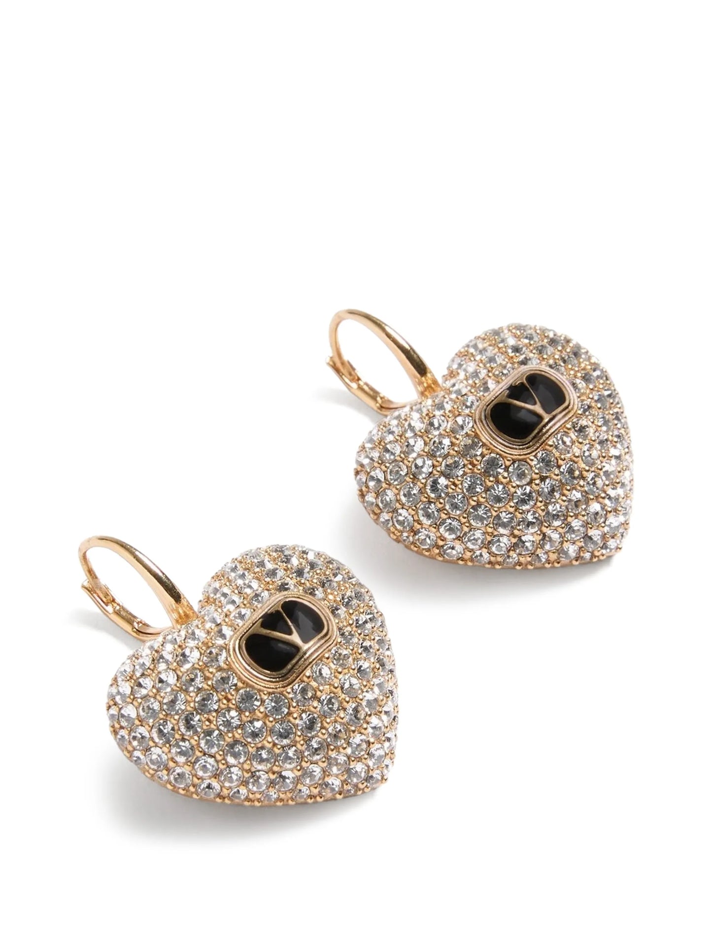 Coeur Royal metal, enamel and Swarovski® crystal earrings
