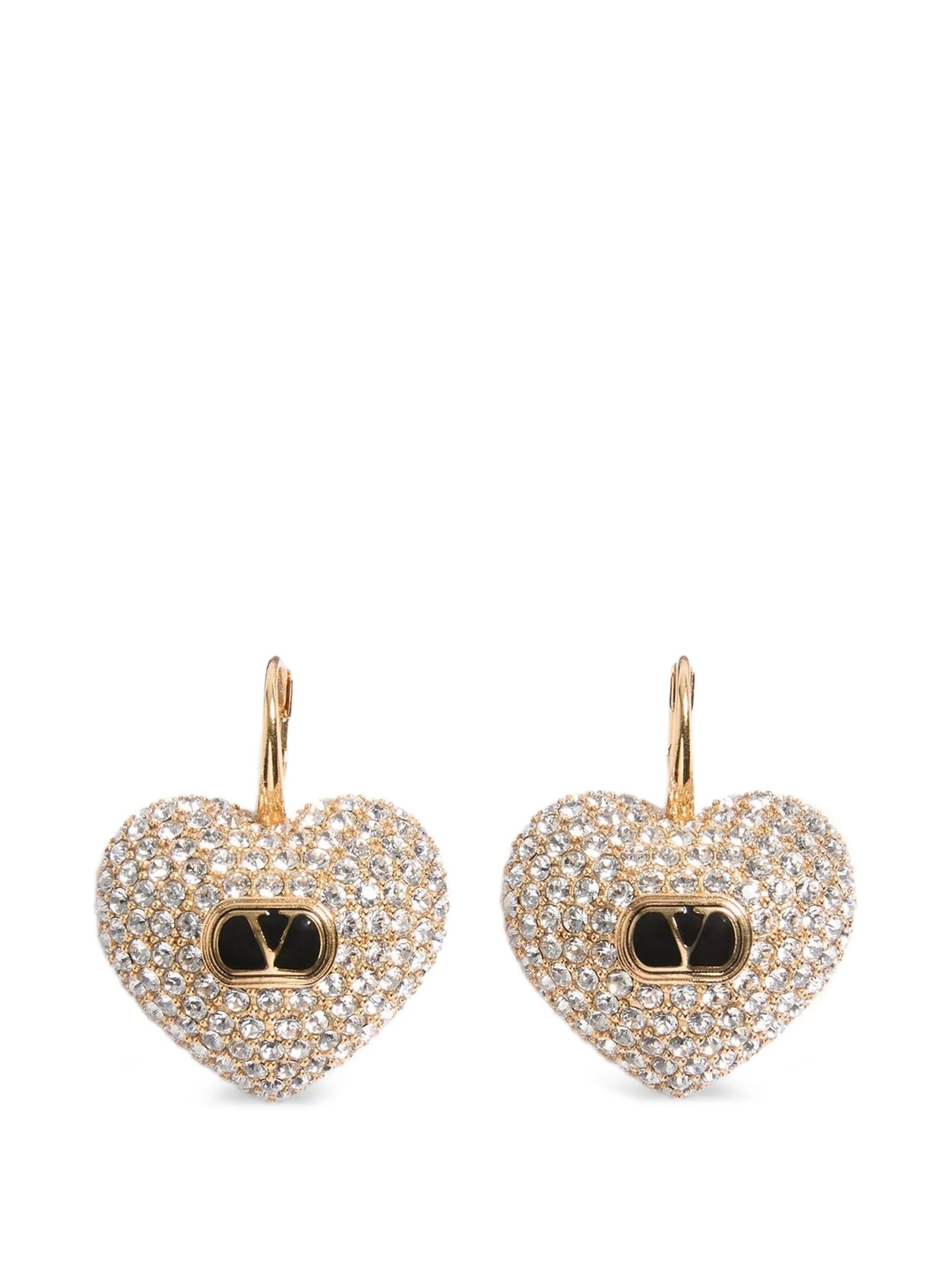 Coeur Royal metal, enamel and Swarovski® crystal earrings