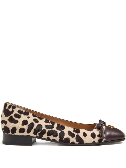 leopard print ballet flats