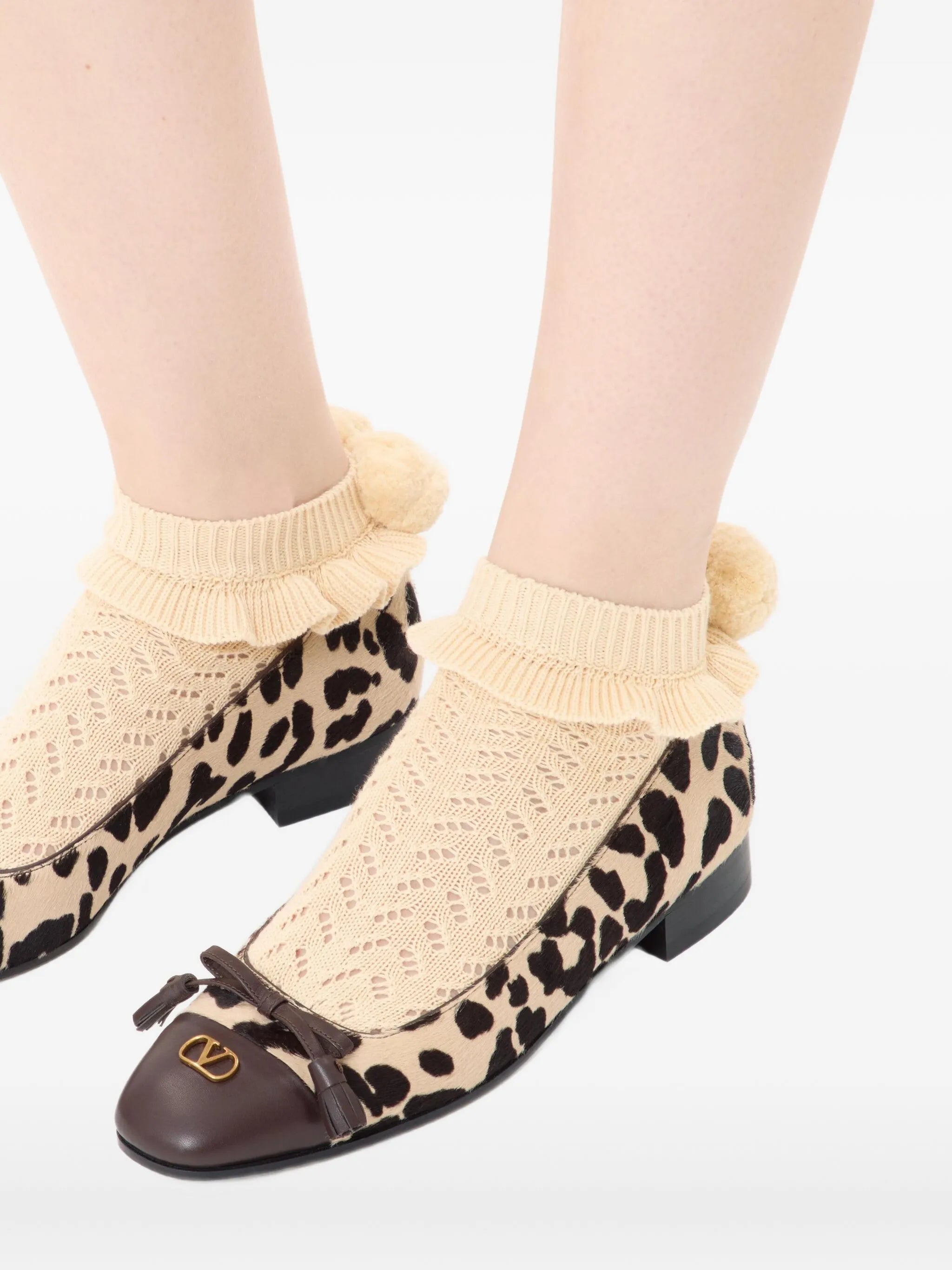 leopard print ballet flats
