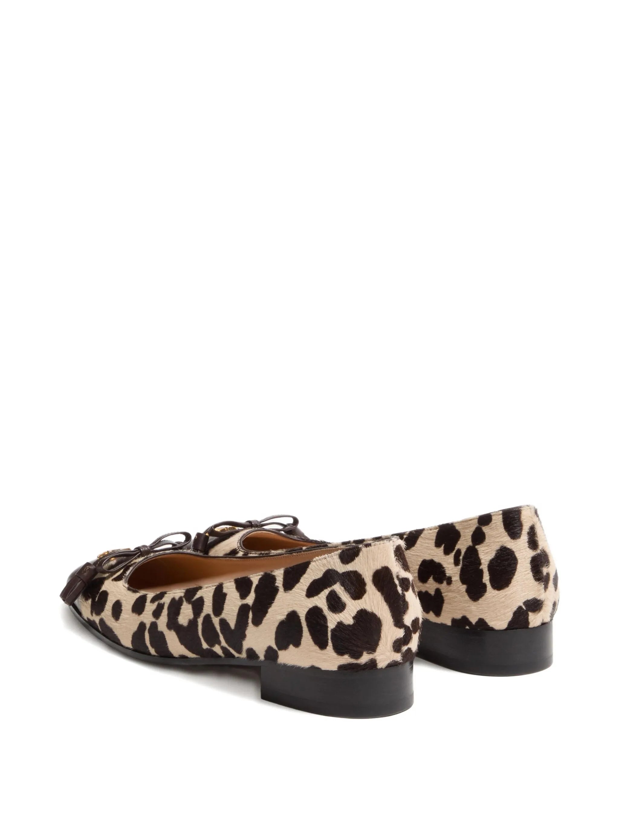 leopard print ballet flats