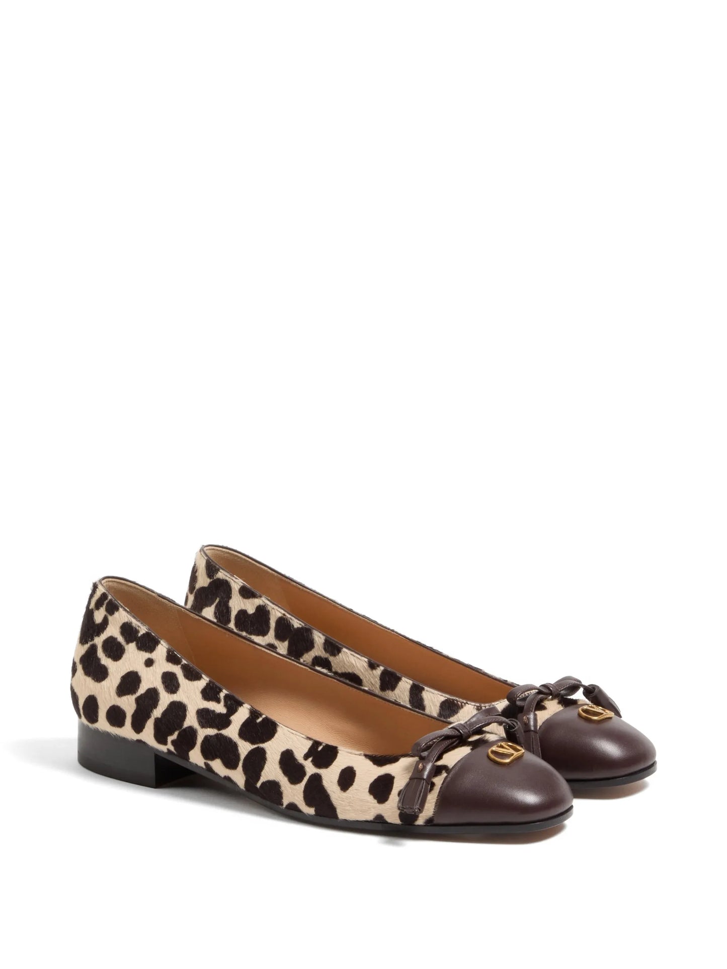 Valet Du Roi Ballerina in pony-effect calfskin 25mm