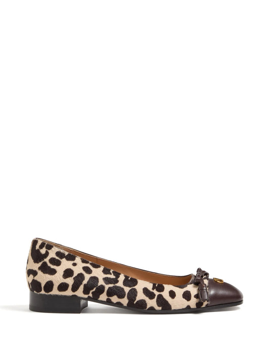 Valet Du Roi Ballerina in pony-effect calfskin 25mm