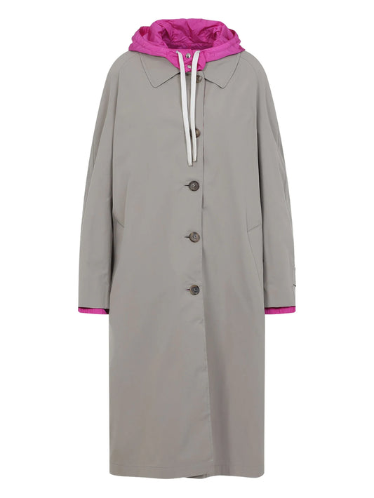 reversible hooded raincoat