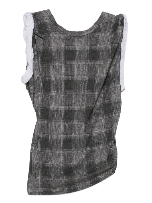 checkered tank top