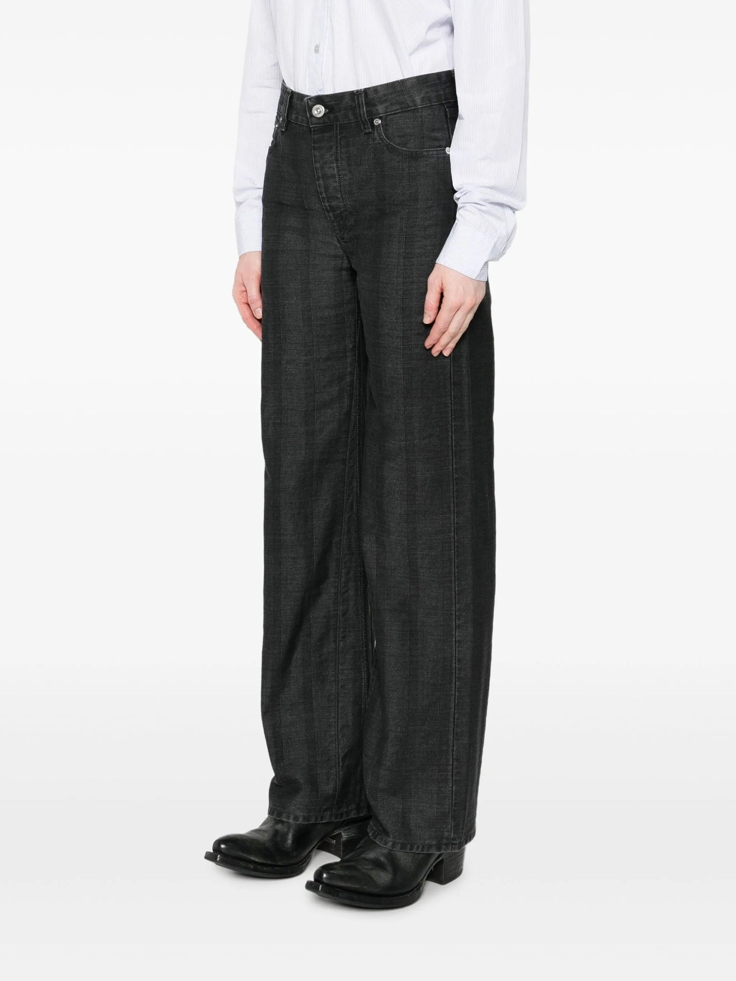 straight-leg jeans
