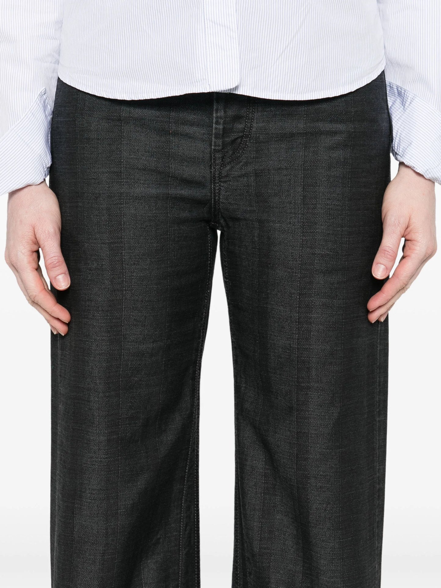 straight-leg jeans