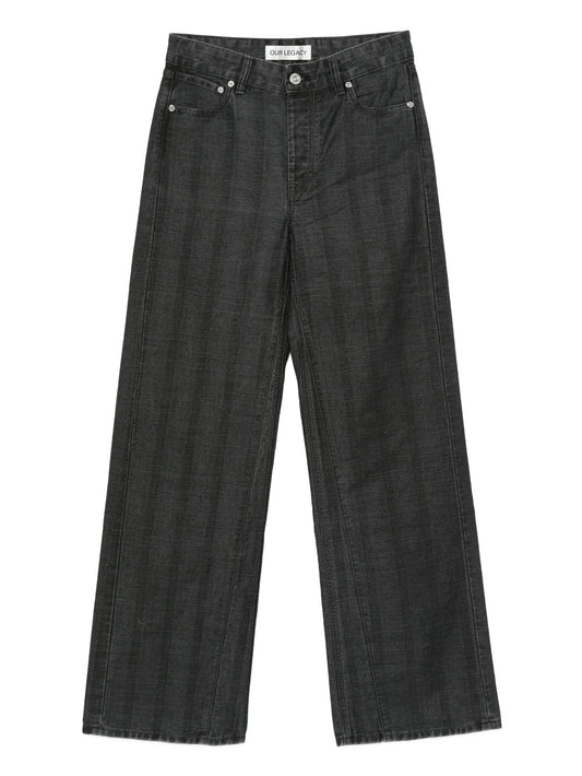 straight-leg jeans