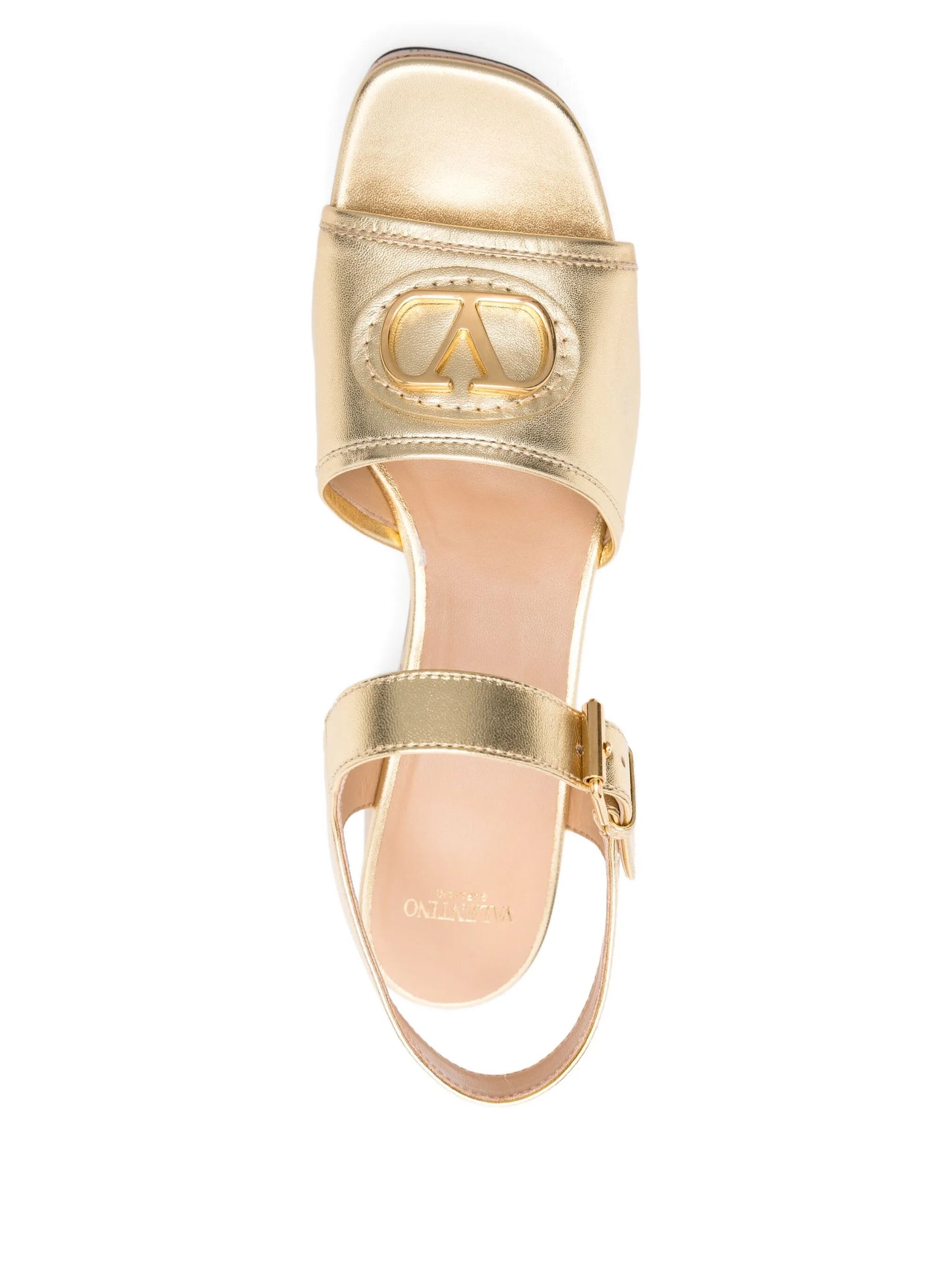 80mm Vlogo heeled sandals