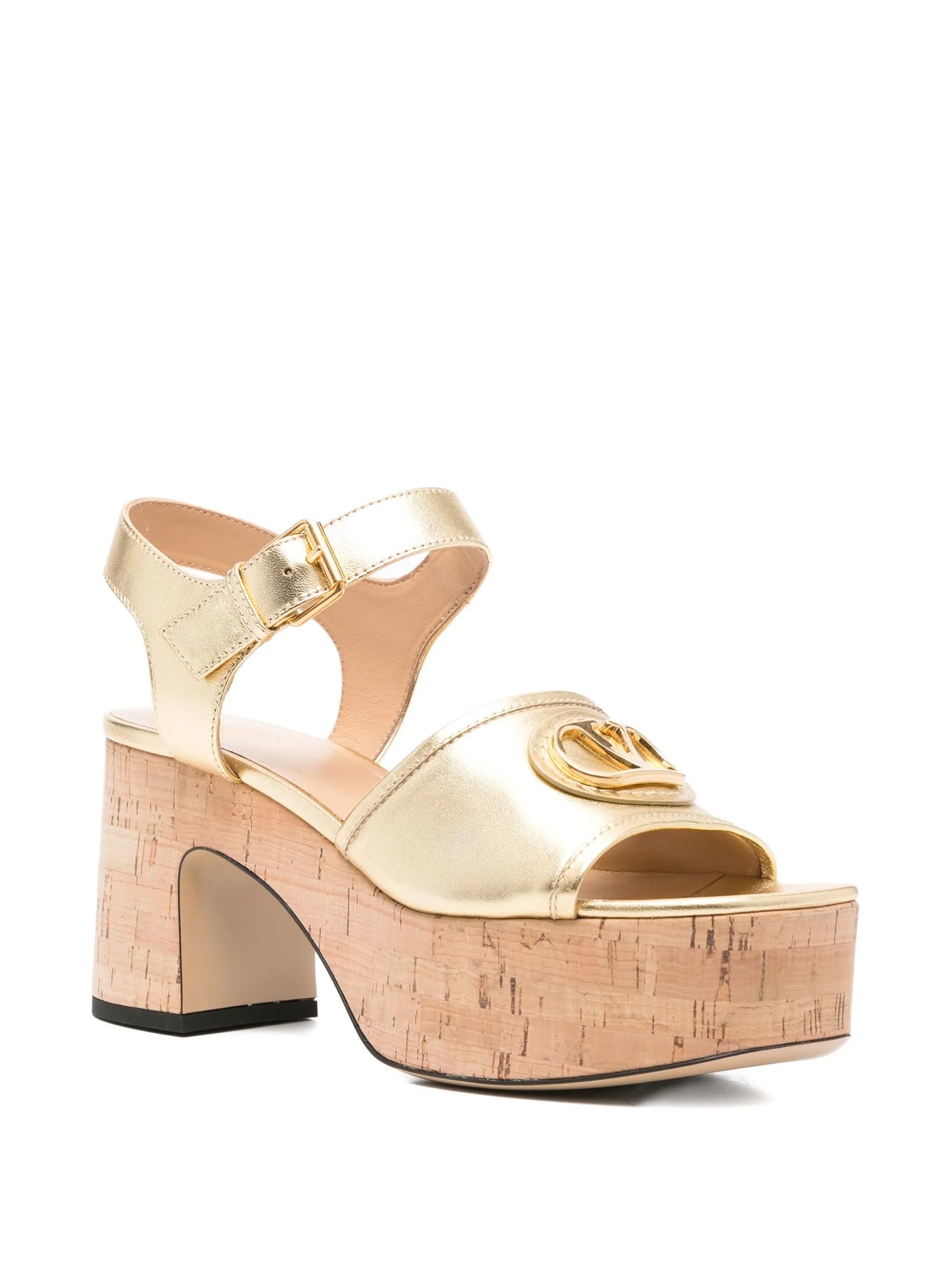 80mm Vlogo heeled sandals