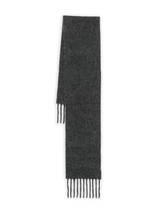 Estate fuzzy fringe scarf