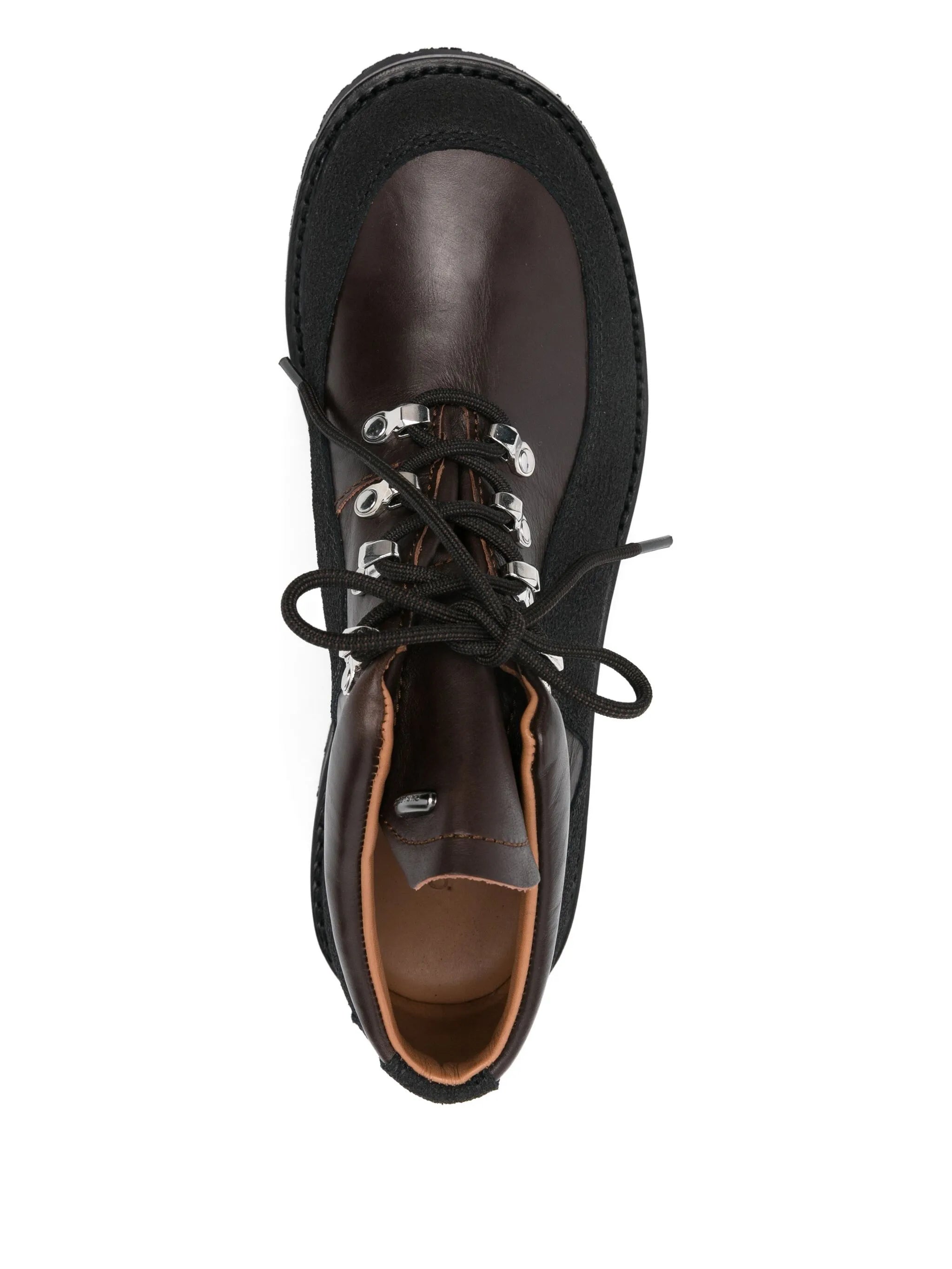 leather lace-up boots