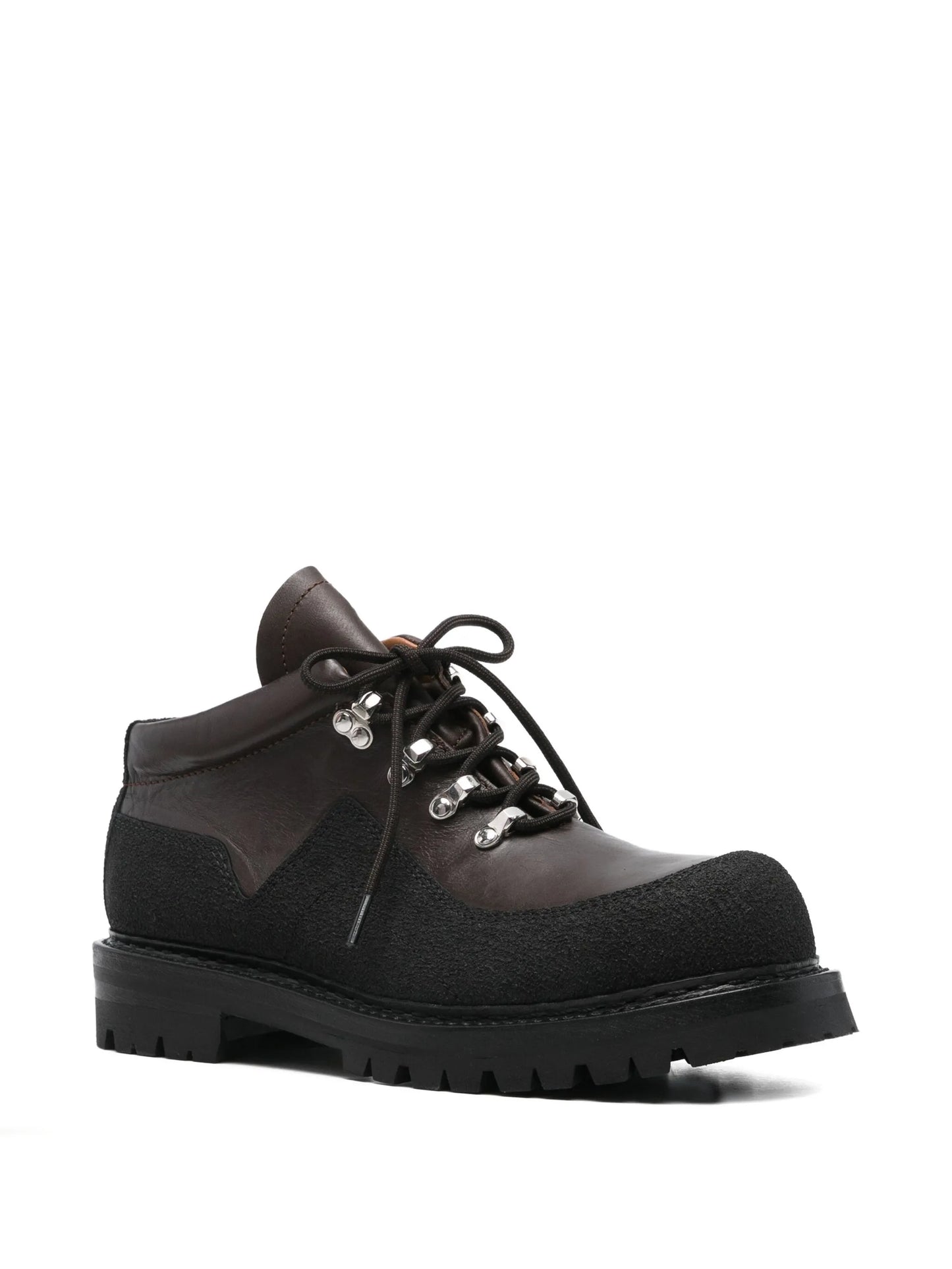 leather lace-up boots
