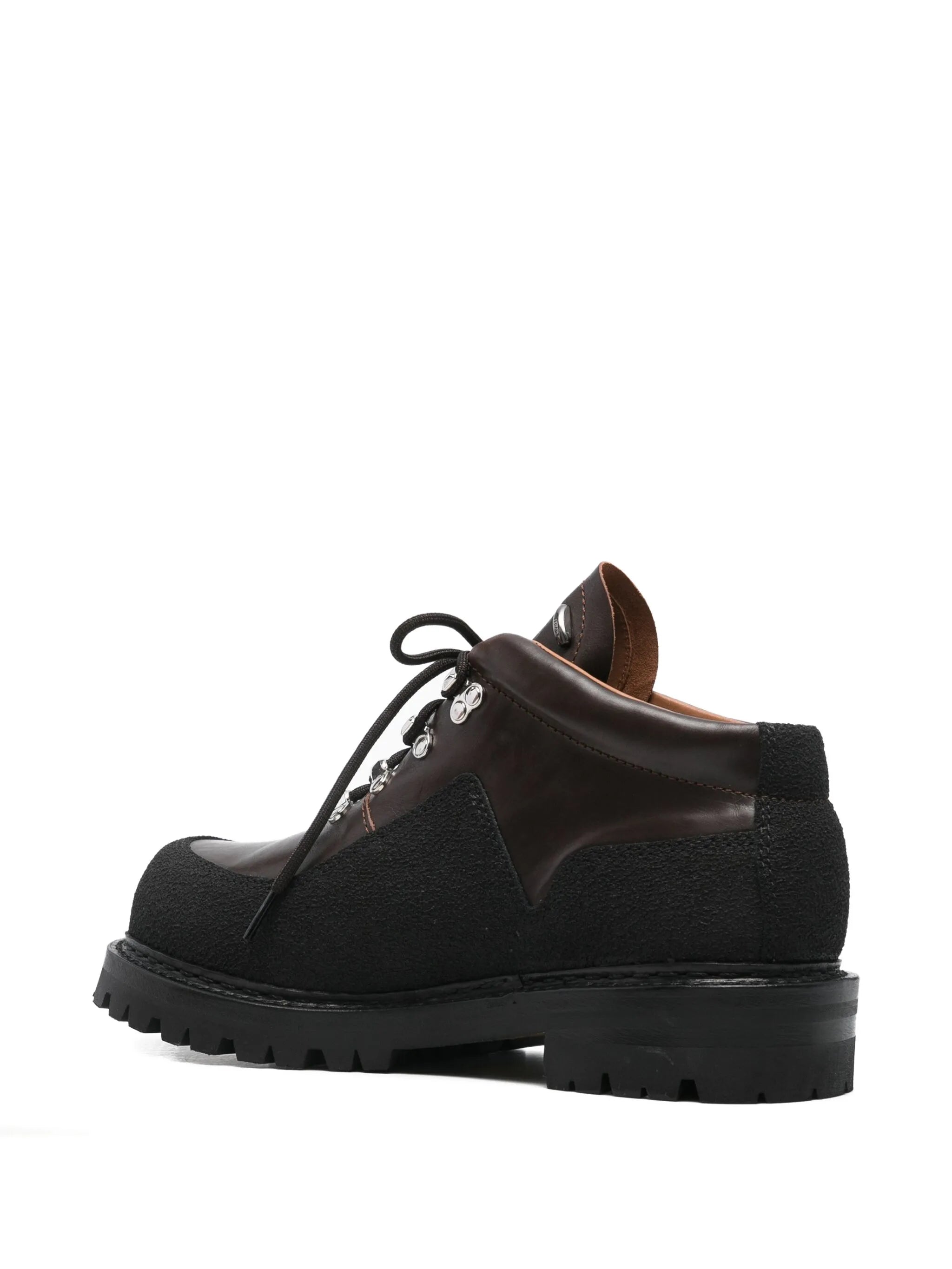 leather lace-up boots