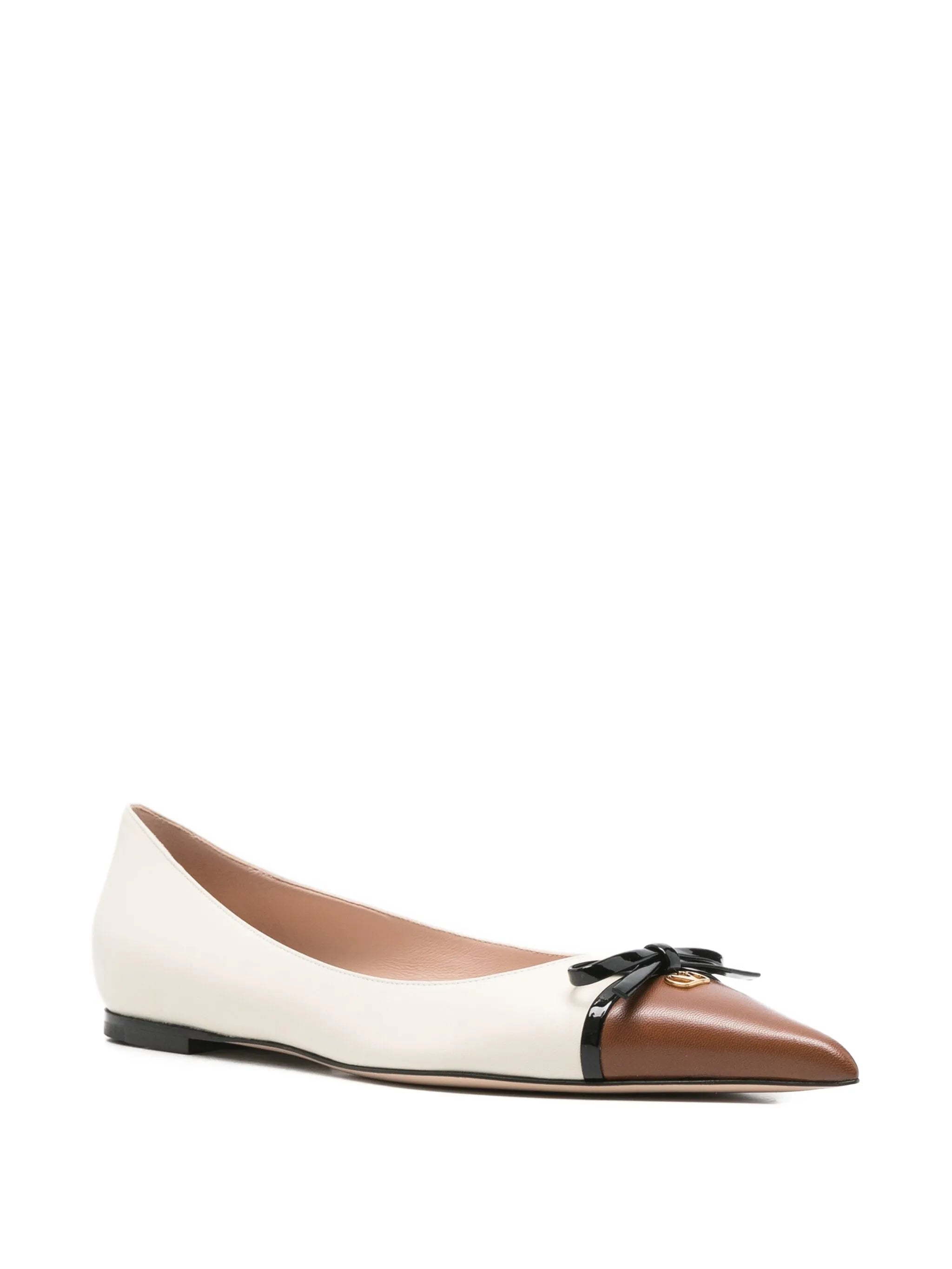 leather ballet flats