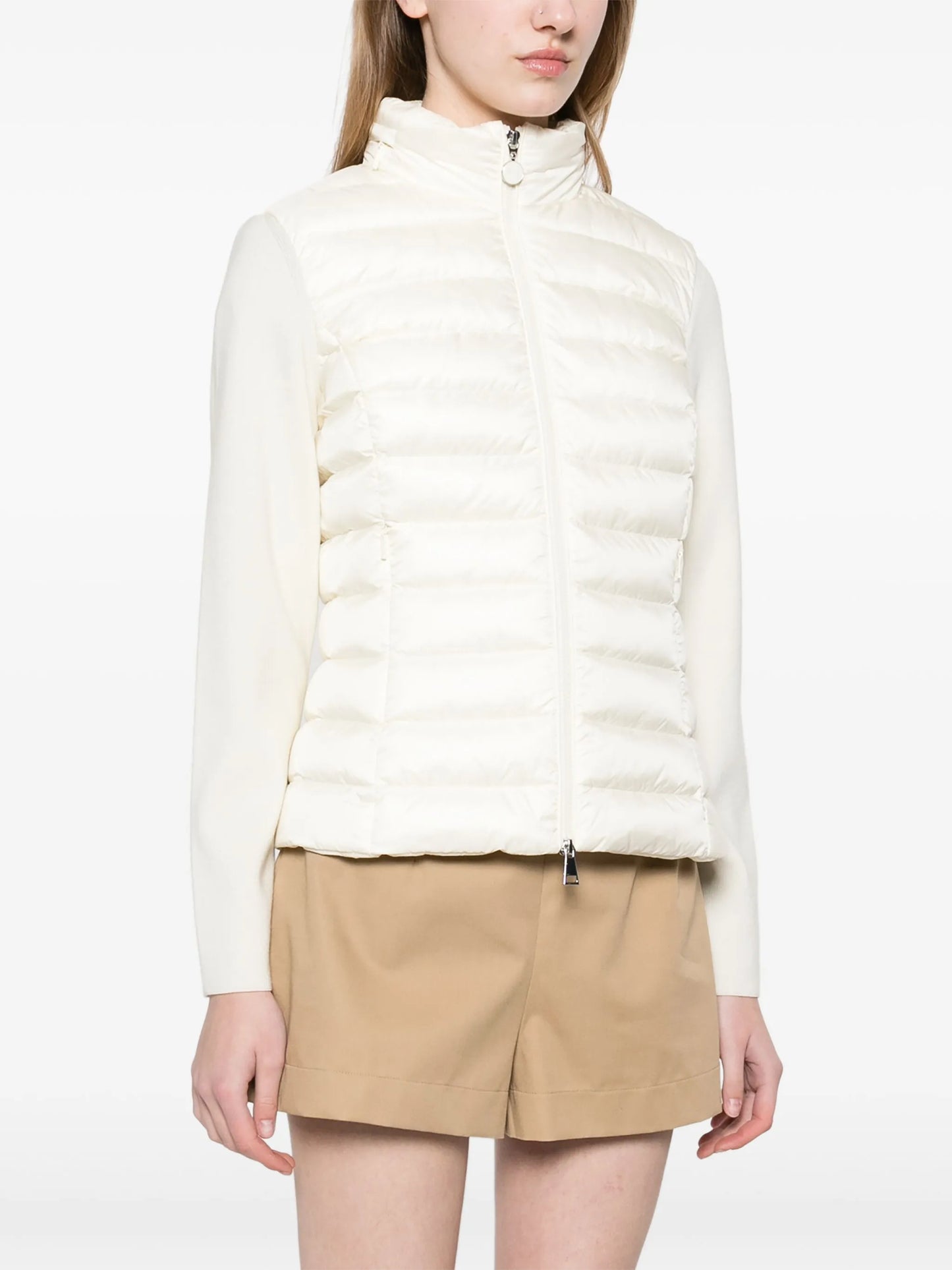 logo-patch padded jacket