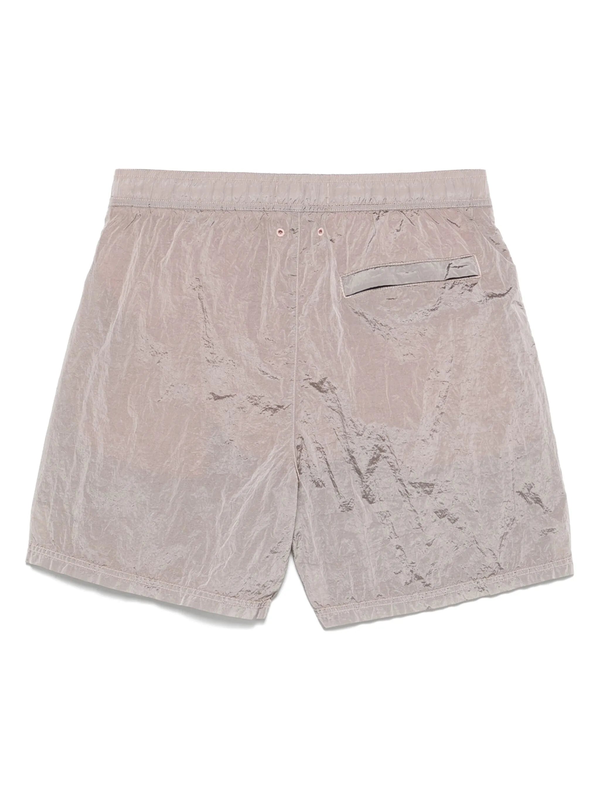 Compass-patch swim shorts