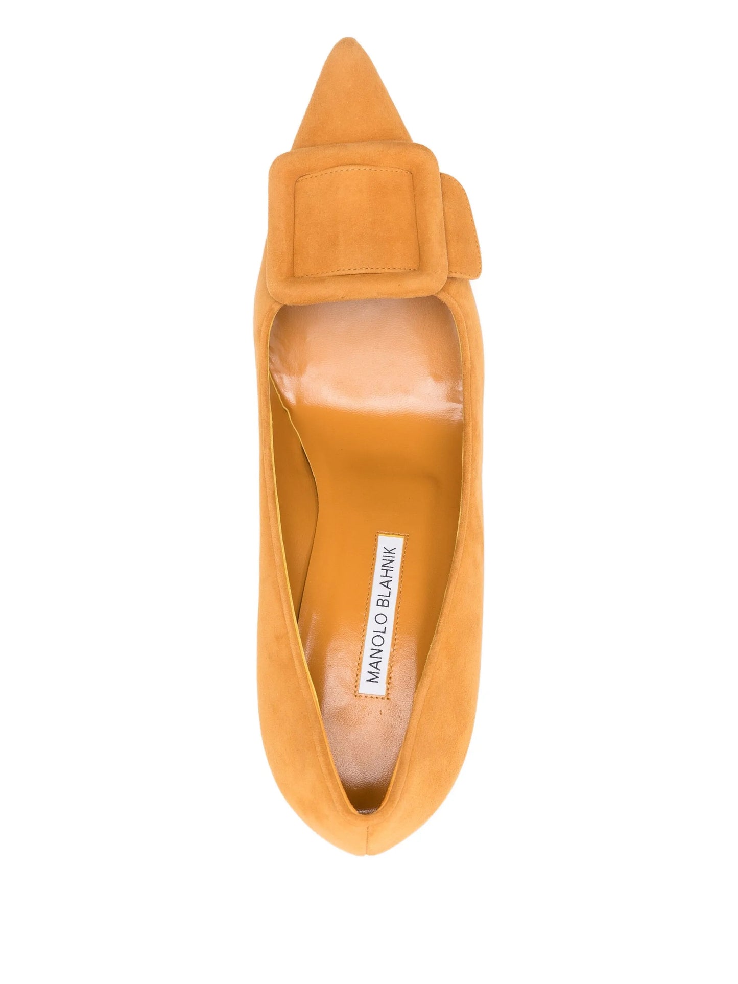 90mm Maysale buckle-detail pointed-toe pumps