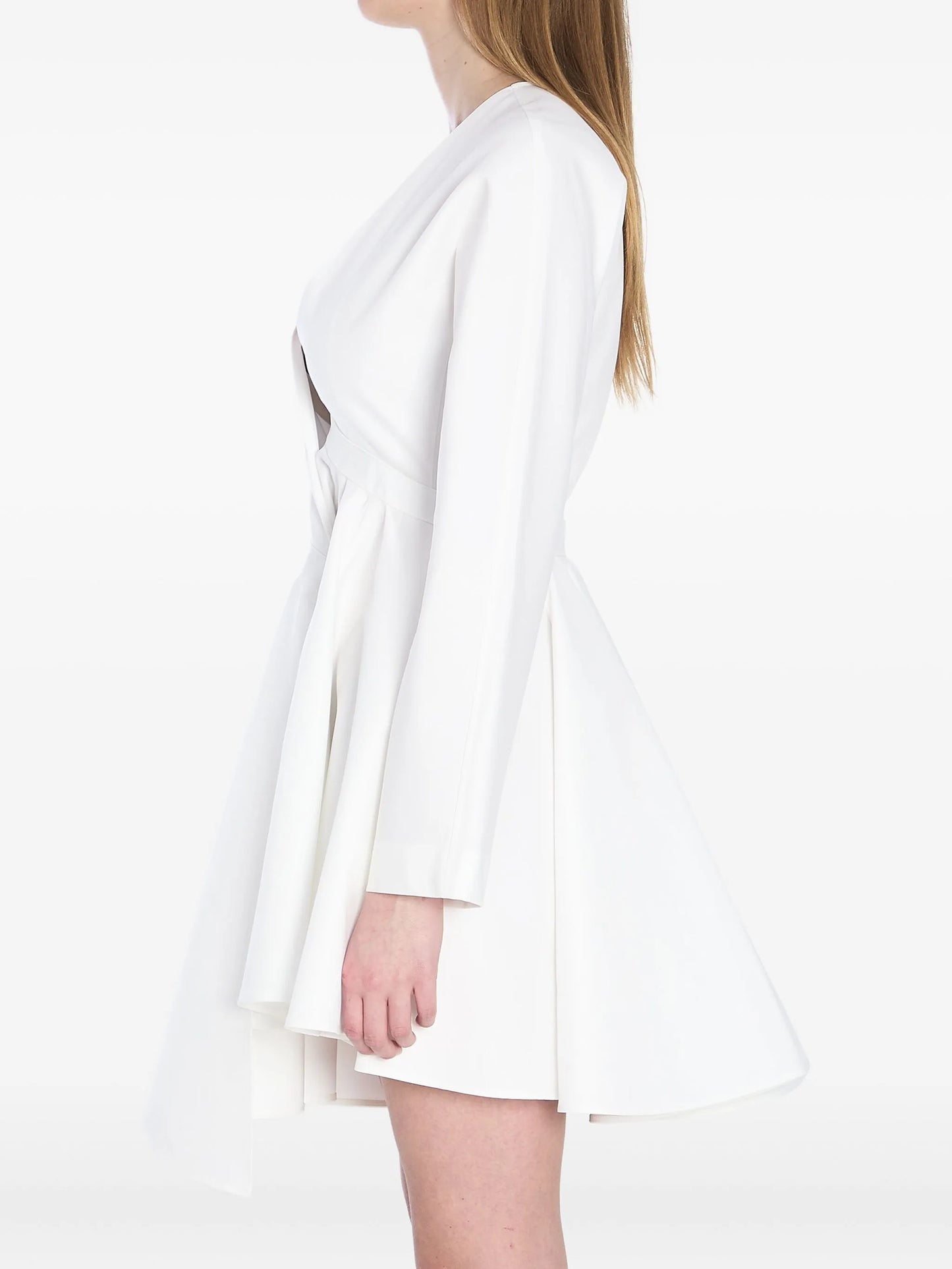 asymmetric mini dress