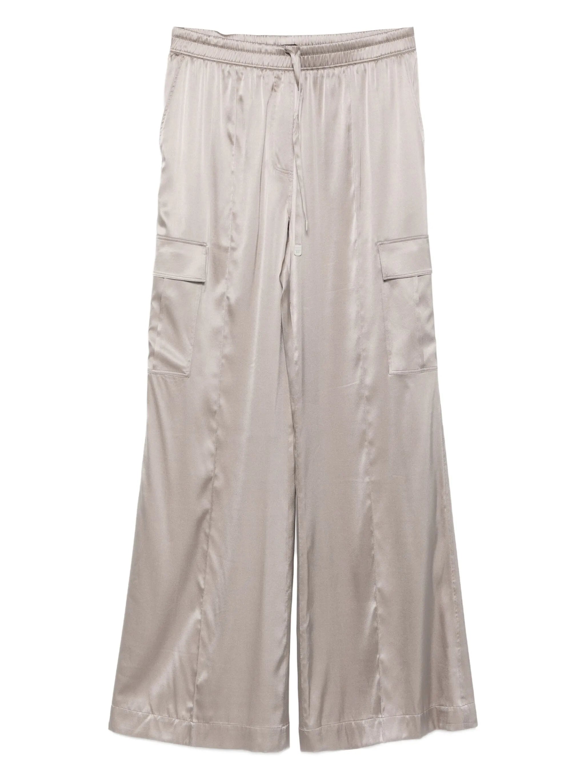 drawstring-waist trousers