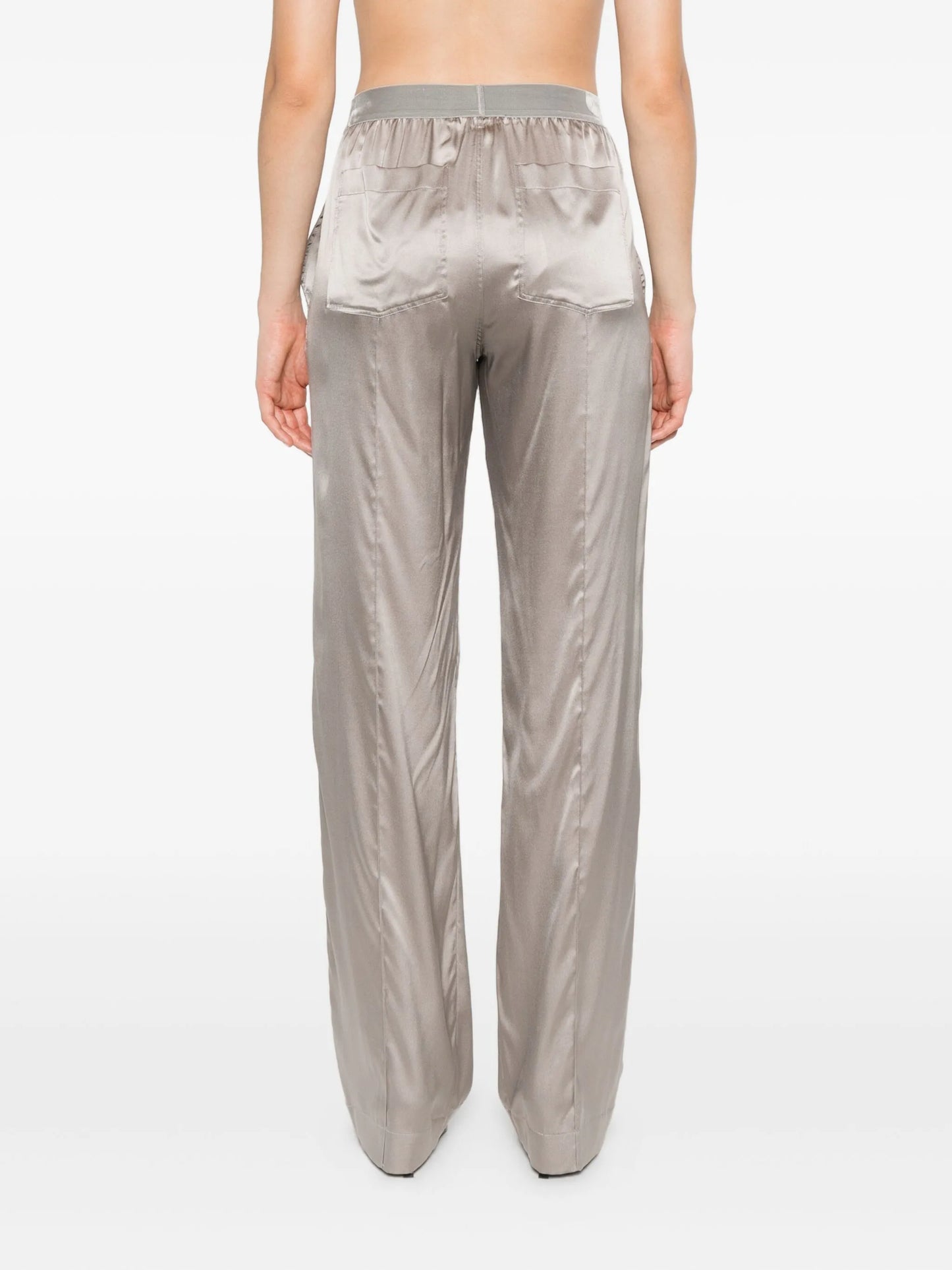 logo-patch trousers