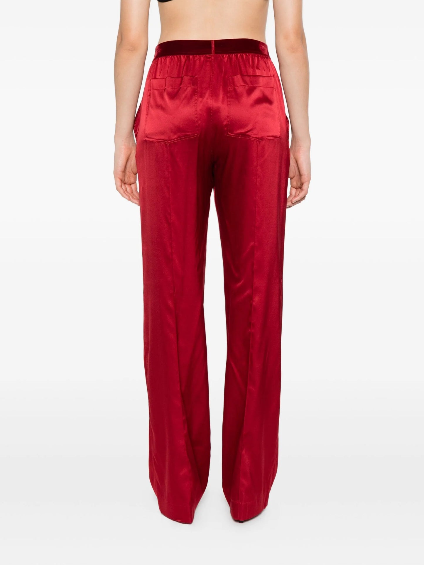 logo-patch trousers
