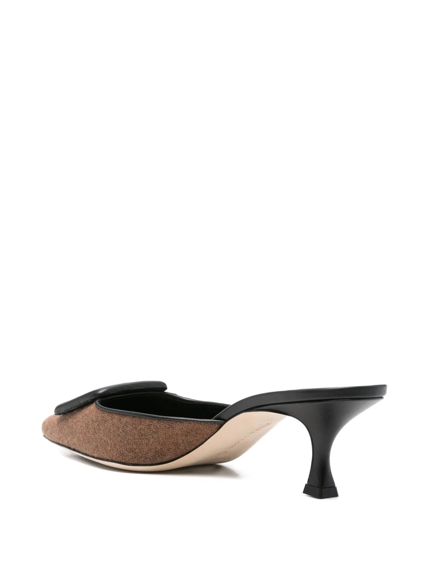 50mm Maysale buckle-detail mules