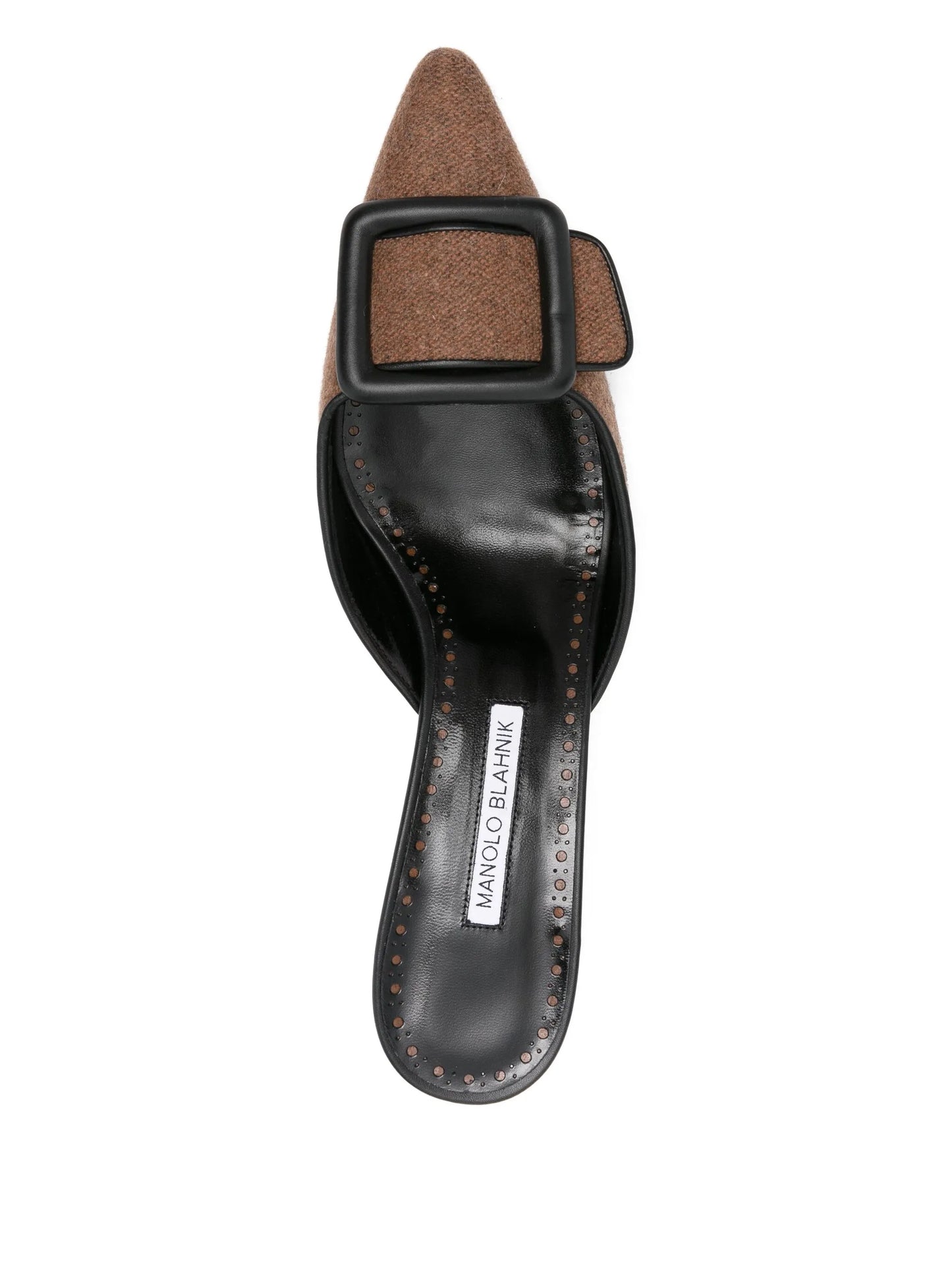 50mm Maysale buckle-detail mules